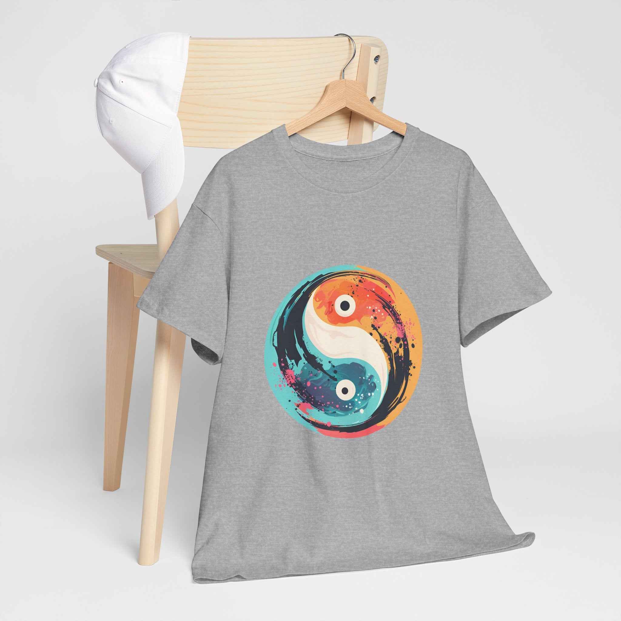 100% cotton Unisex Yin Yang t-shirt