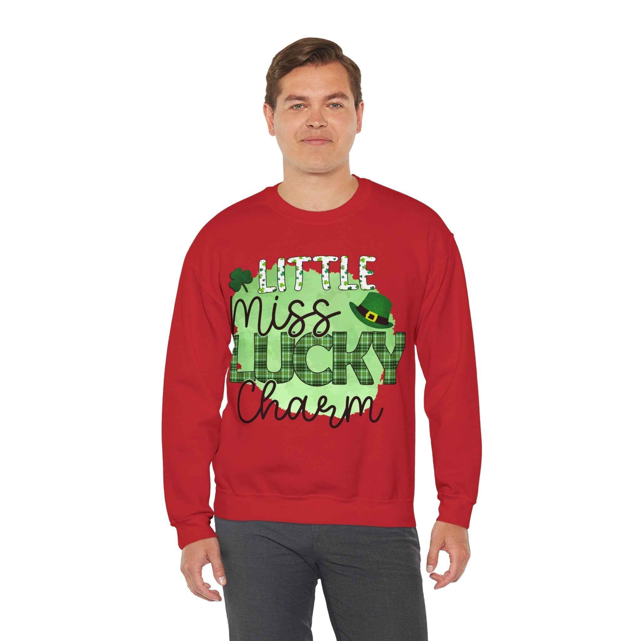 50/50 cotton-polyester Lucky Charm Unisex Sweatshirt
