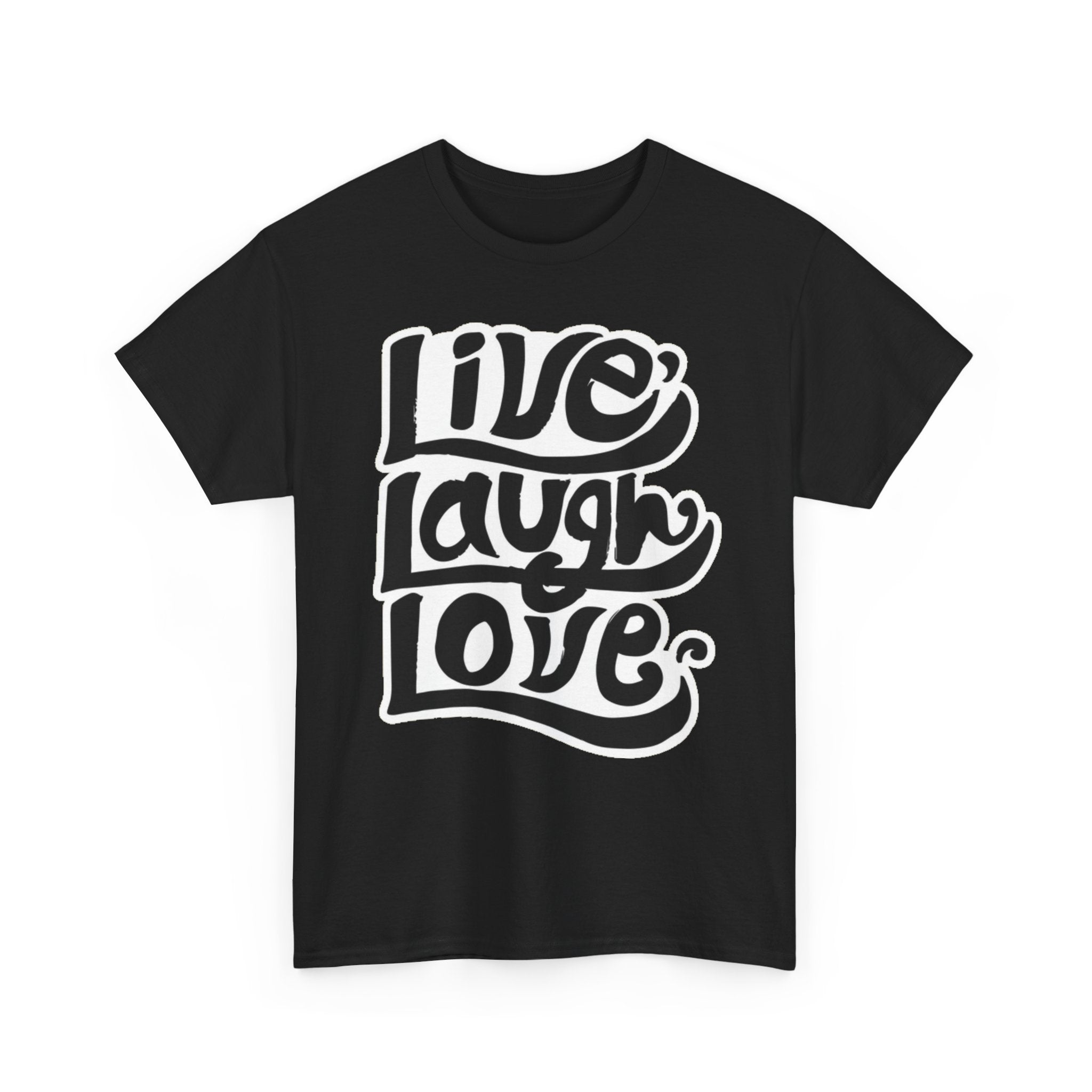 100% Cotton LiveLaughLove t-shirt - ZemaStyle