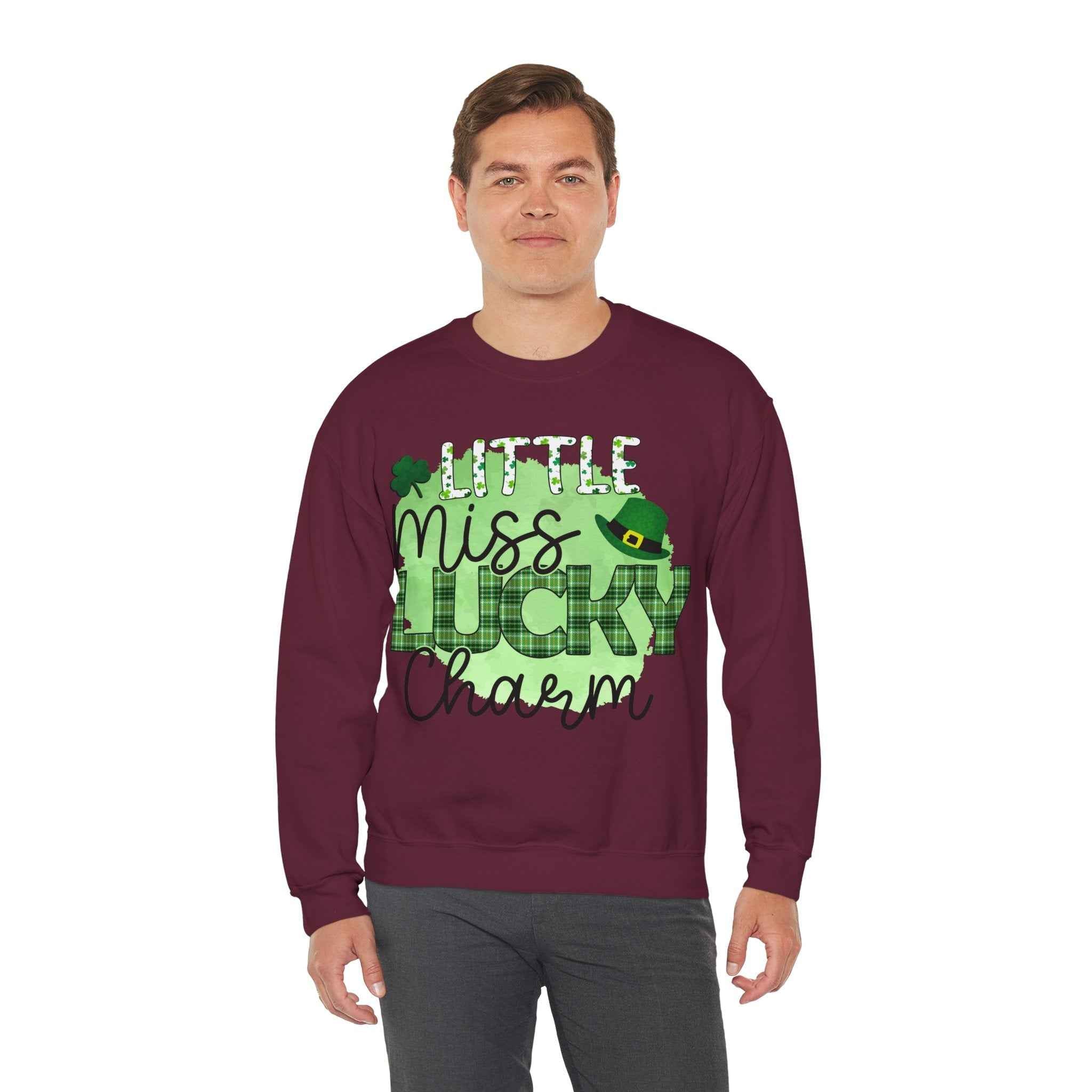 50/50 cotton-polyester Lucky Charm Unisex Sweatshirt