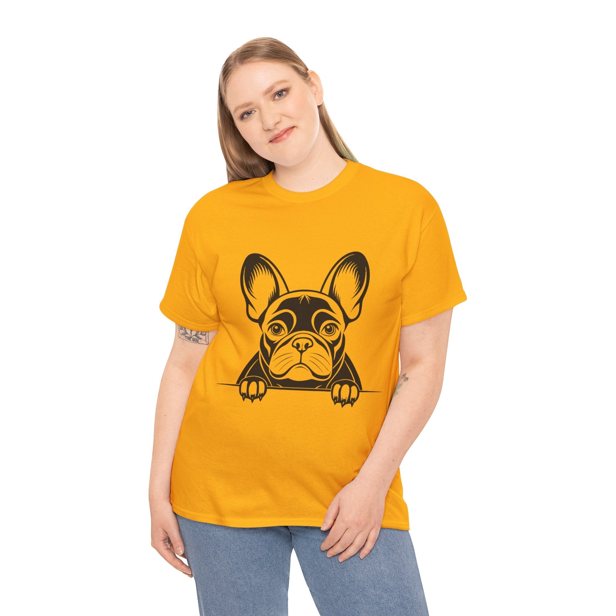 100% cotton French Bulldog Unisex t-shirt - ZemaStyle