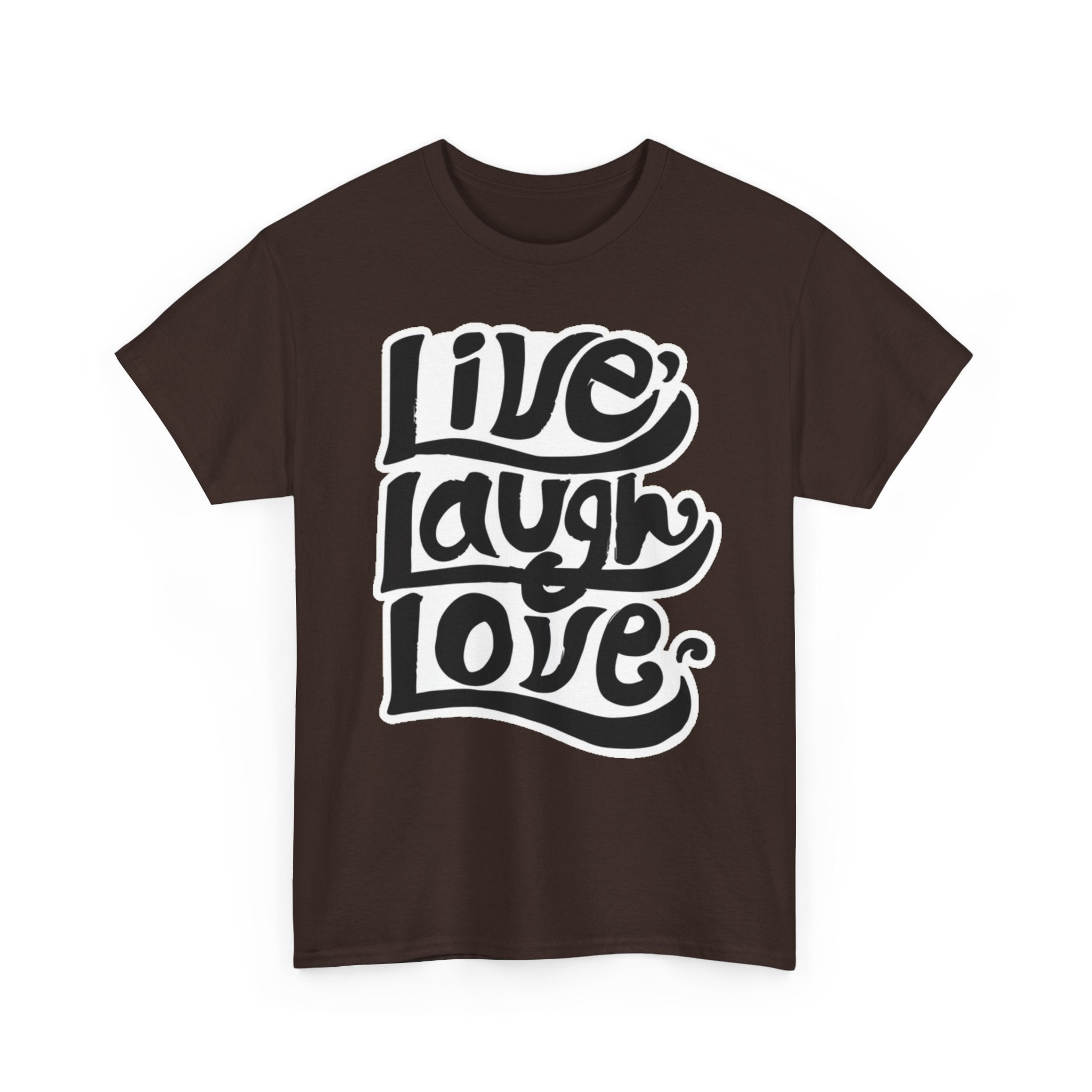 100% Cotton LiveLaughLove t-shirt - ZemaStyle