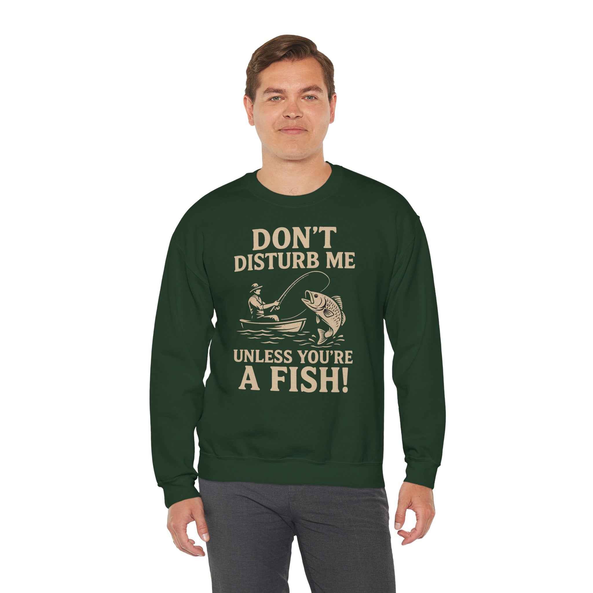 50/50 cotton-polyester Don't Disturb Me Unisex Sweatshirt