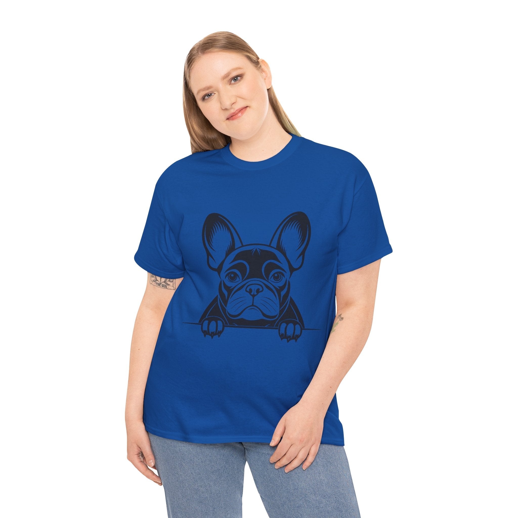 100% cotton French Bulldog Unisex t-shirt - ZemaStyle