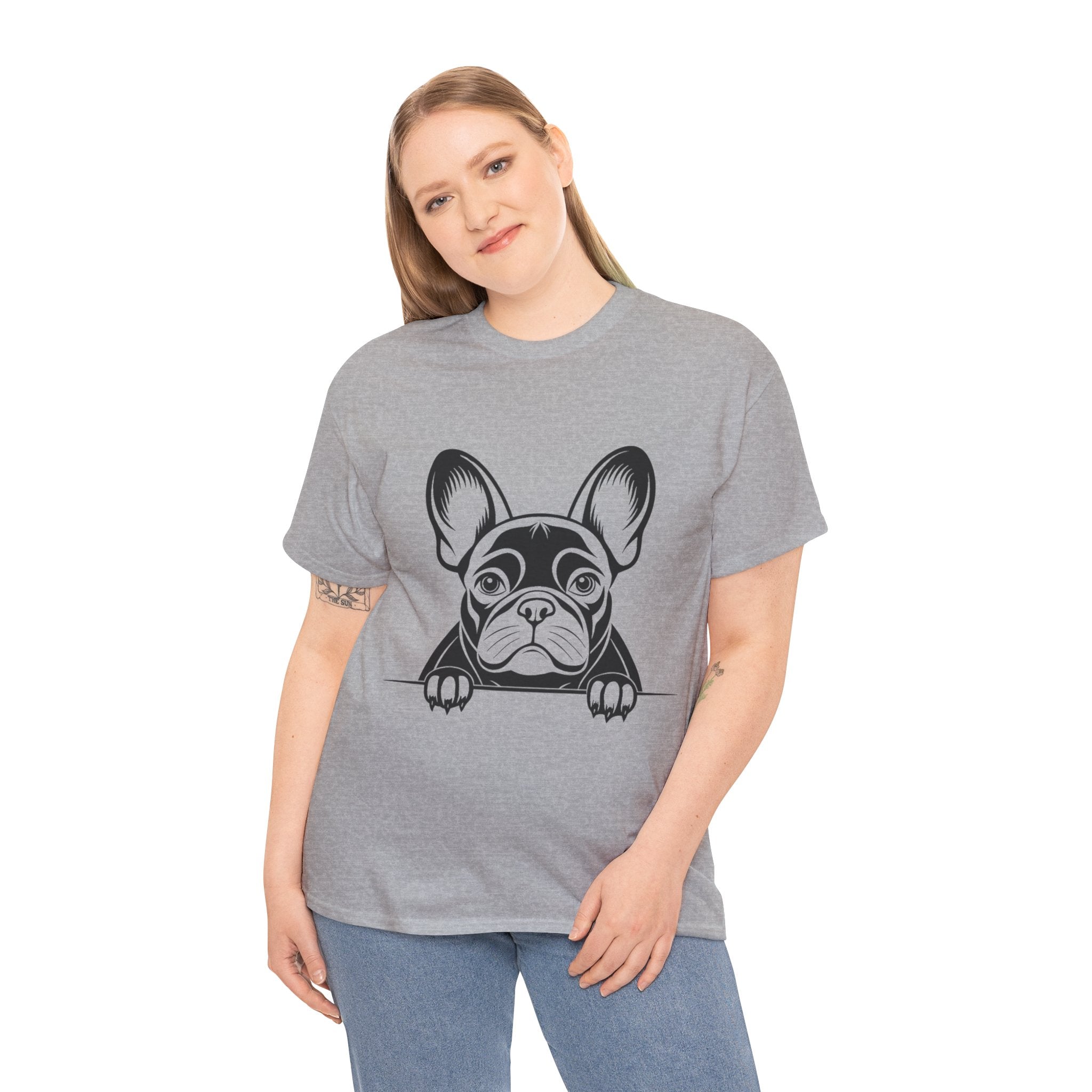 100% cotton French Bulldog Unisex t-shirt - ZemaStyle