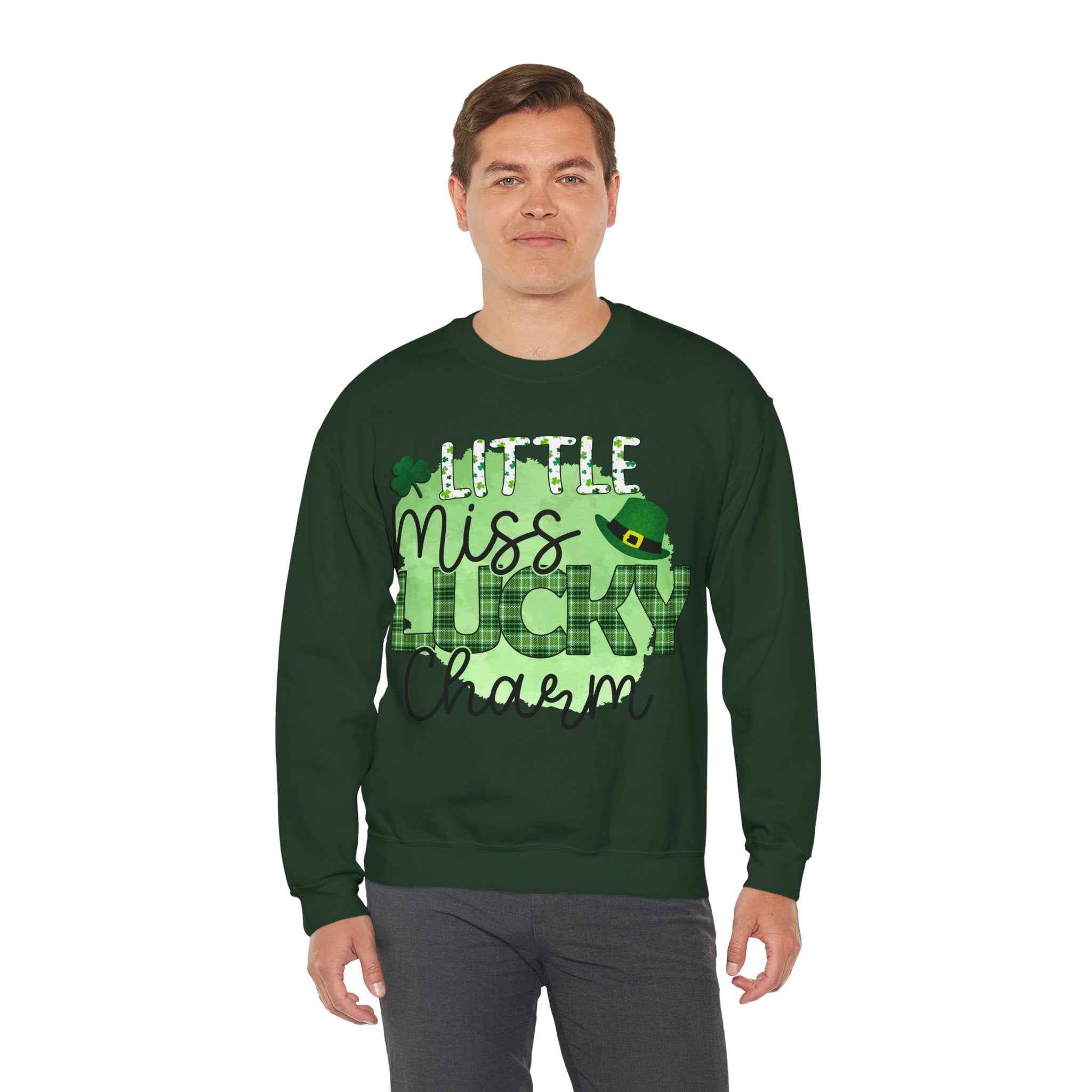 50/50 cotton-polyester Lucky Charm Unisex Sweatshirt