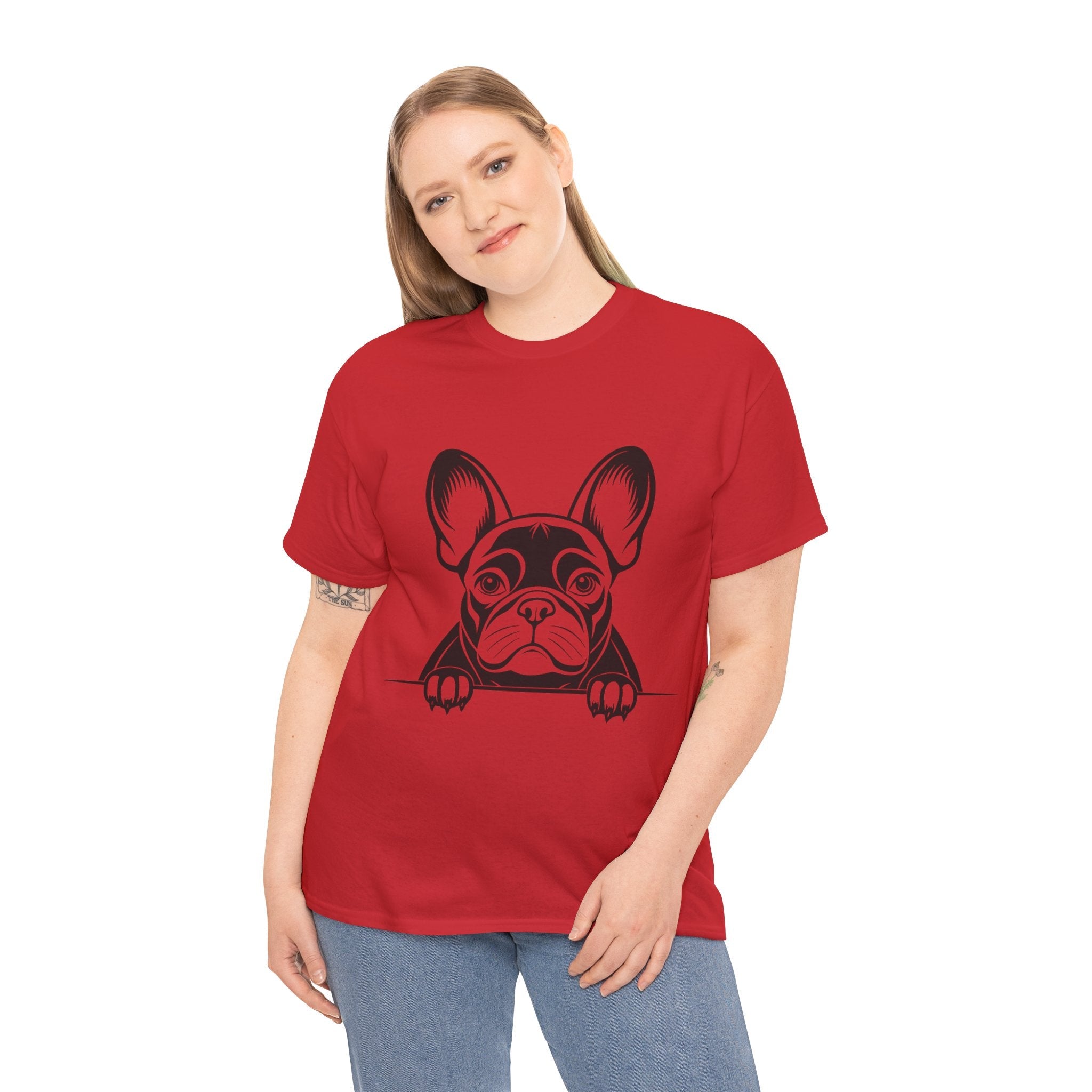 100% cotton French Bulldog Unisex t-shirt - ZemaStyle