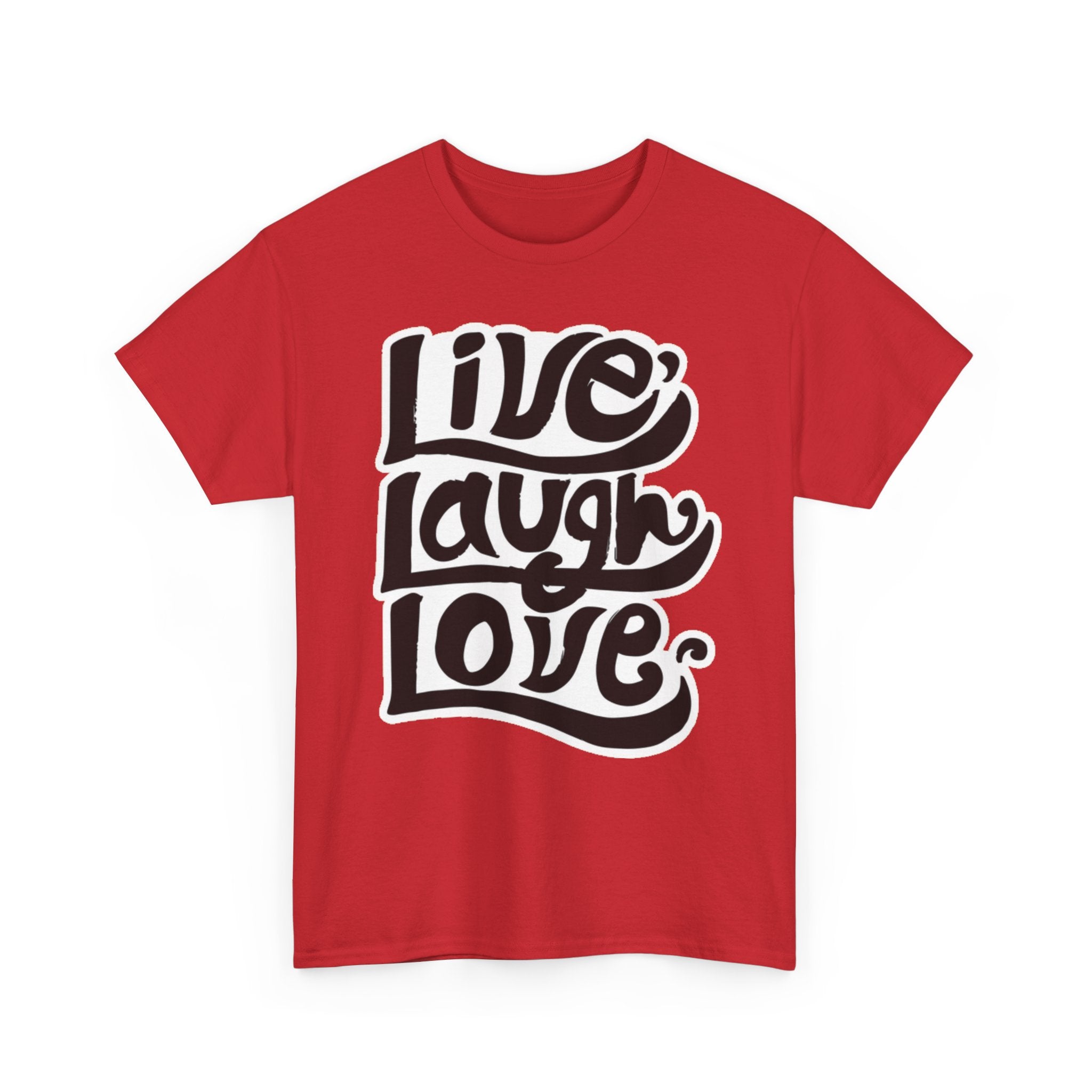 100% Cotton LiveLaughLove t-shirt - ZemaStyle