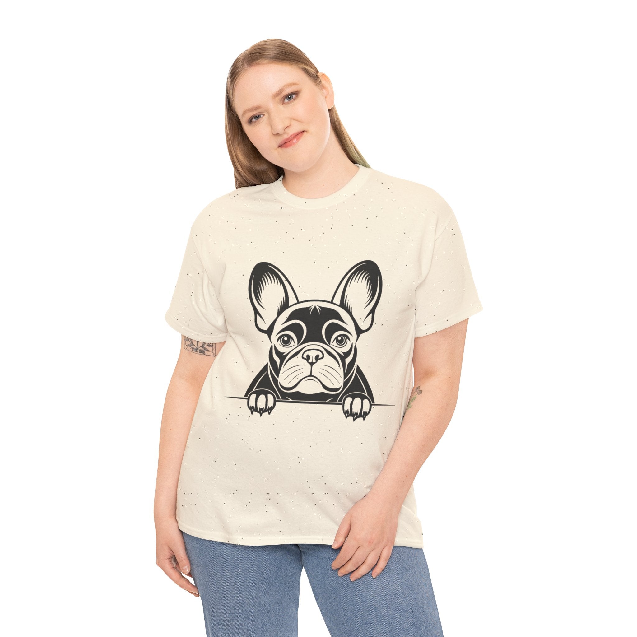 100% cotton French Bulldog Unisex t-shirt - ZemaStyle