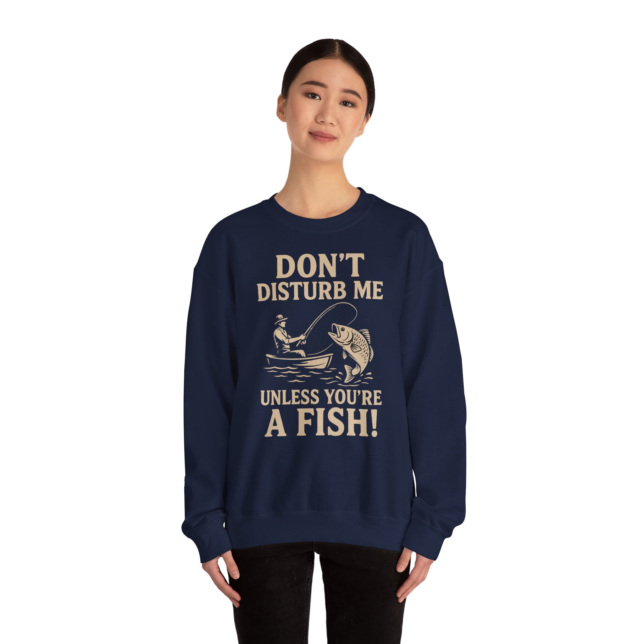 50/50 cotton-polyester Don't Disturb Me Unisex Sweatshirt - ZemaStyle