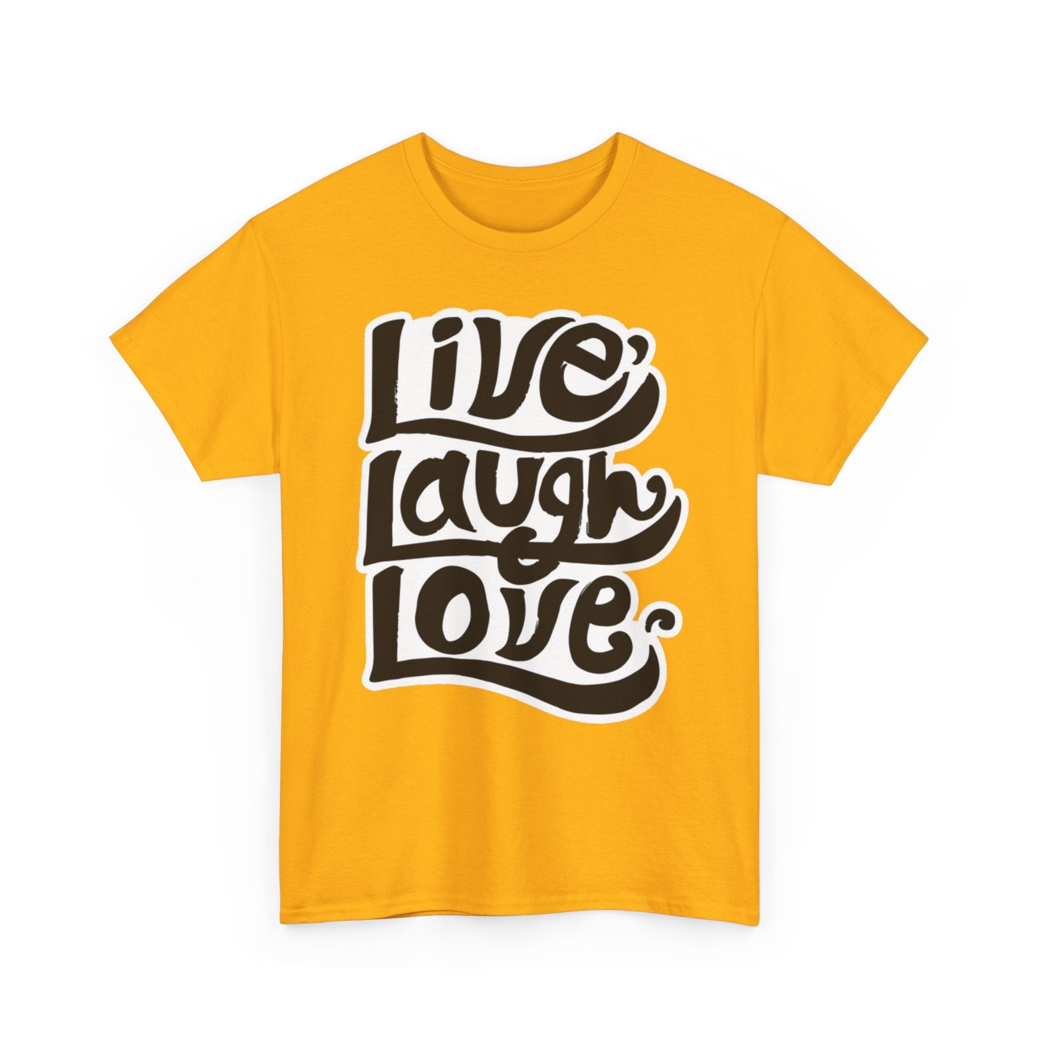 100% Cotton LiveLaughLove t-shirt - ZemaStyle