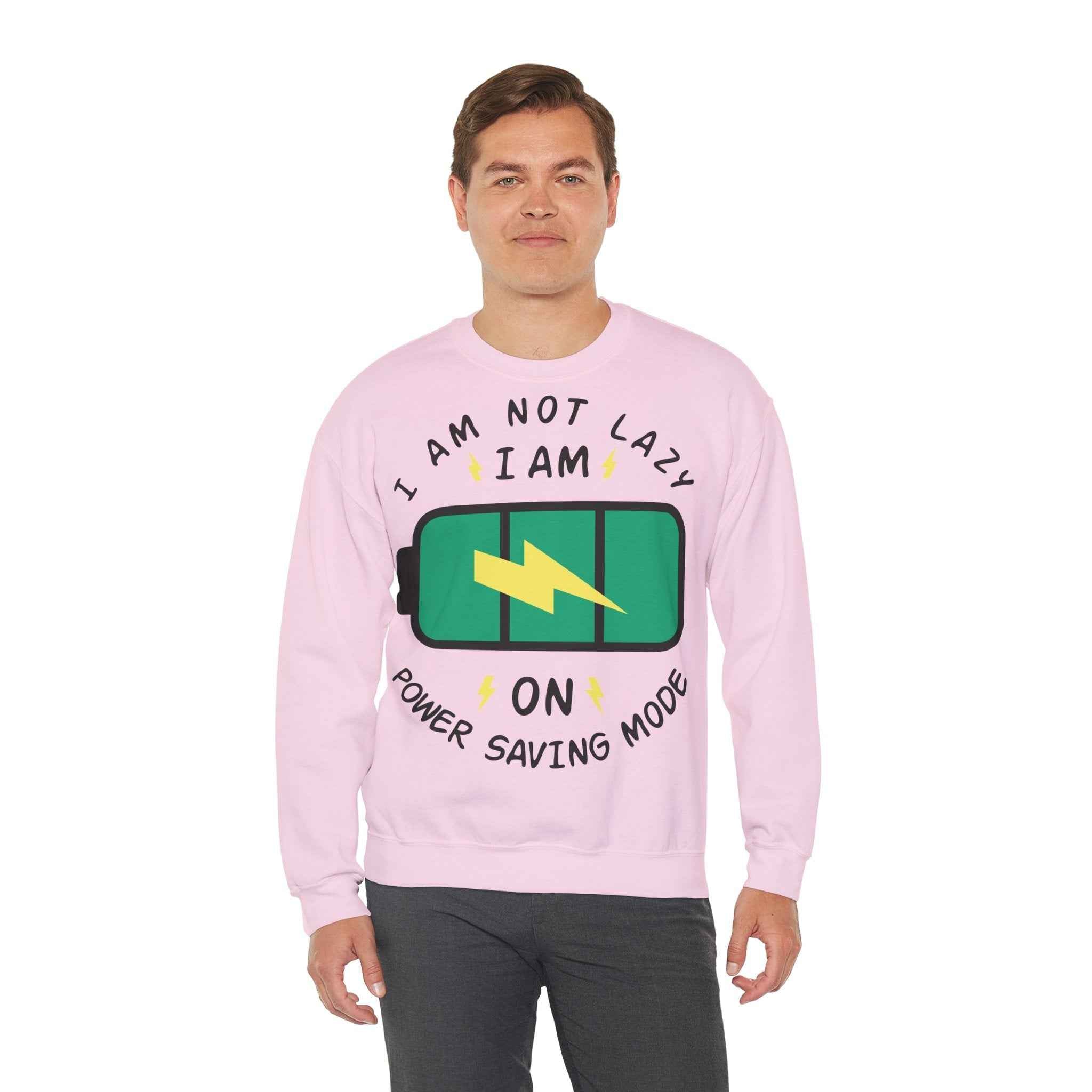 50/50 cotton-polyester Power Saving Mode Unisex Sweatshirt