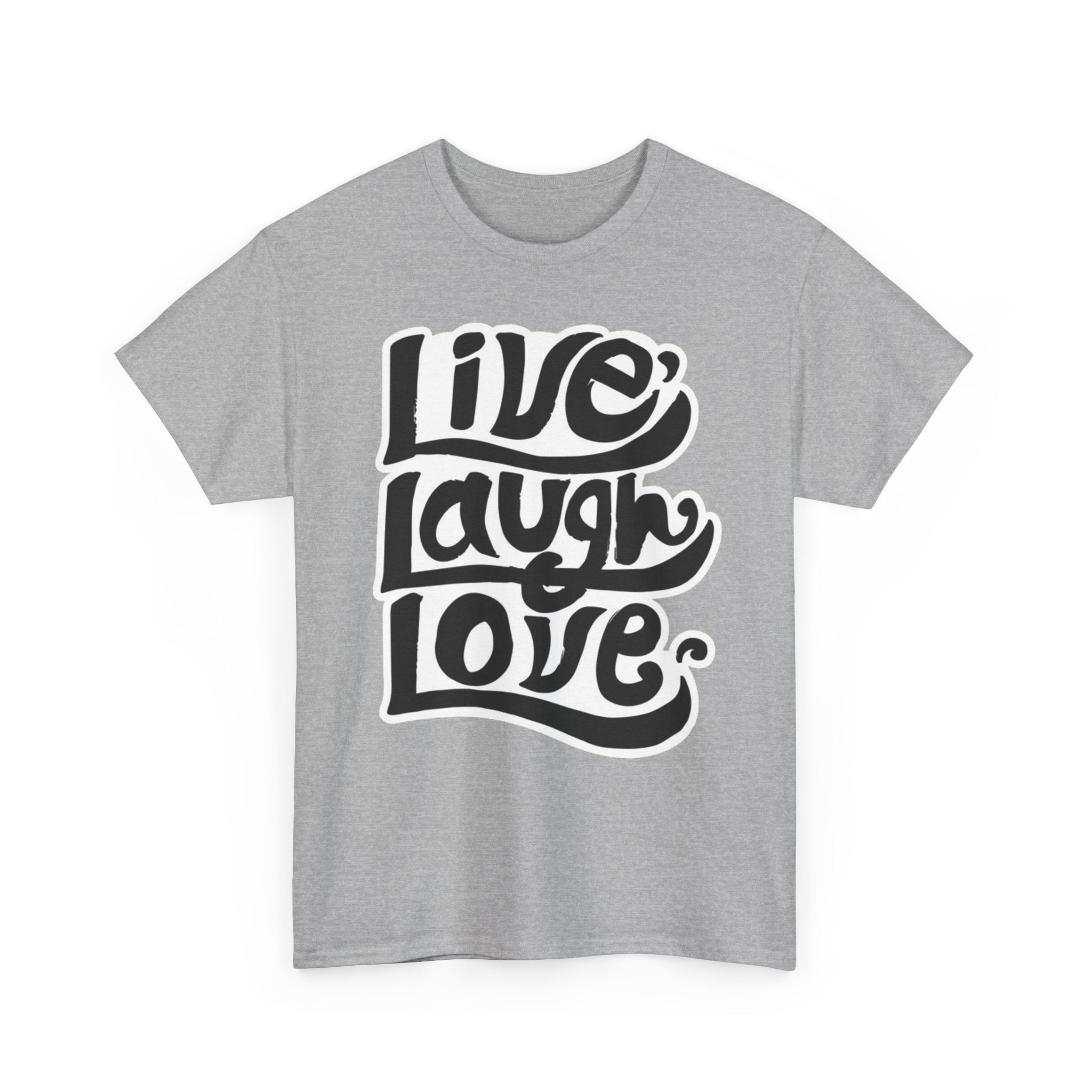 100% Cotton LiveLaughLove t-shirt - ZemaStyle