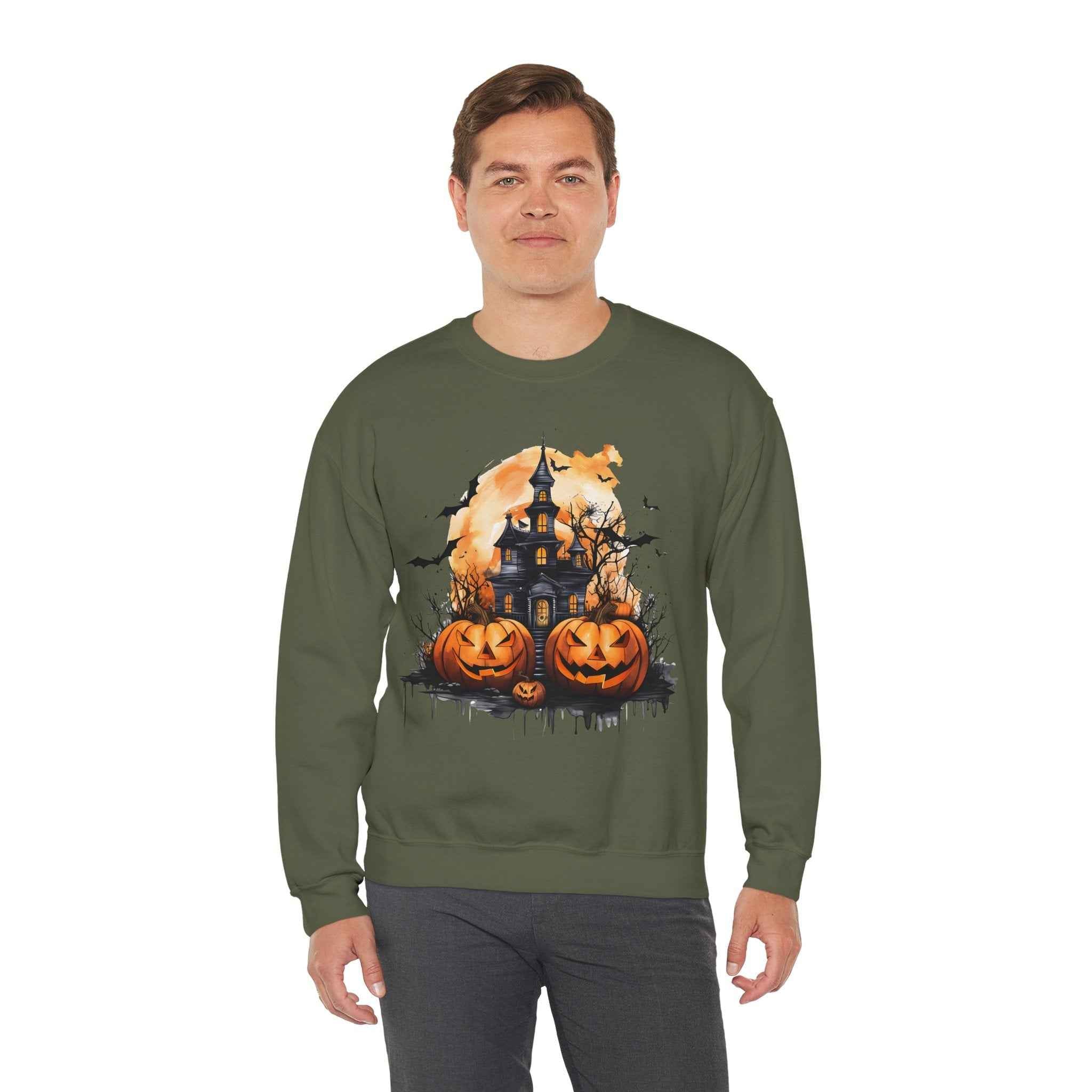50/50 cotton-polyester Halloween Unisex Sweatshirt
