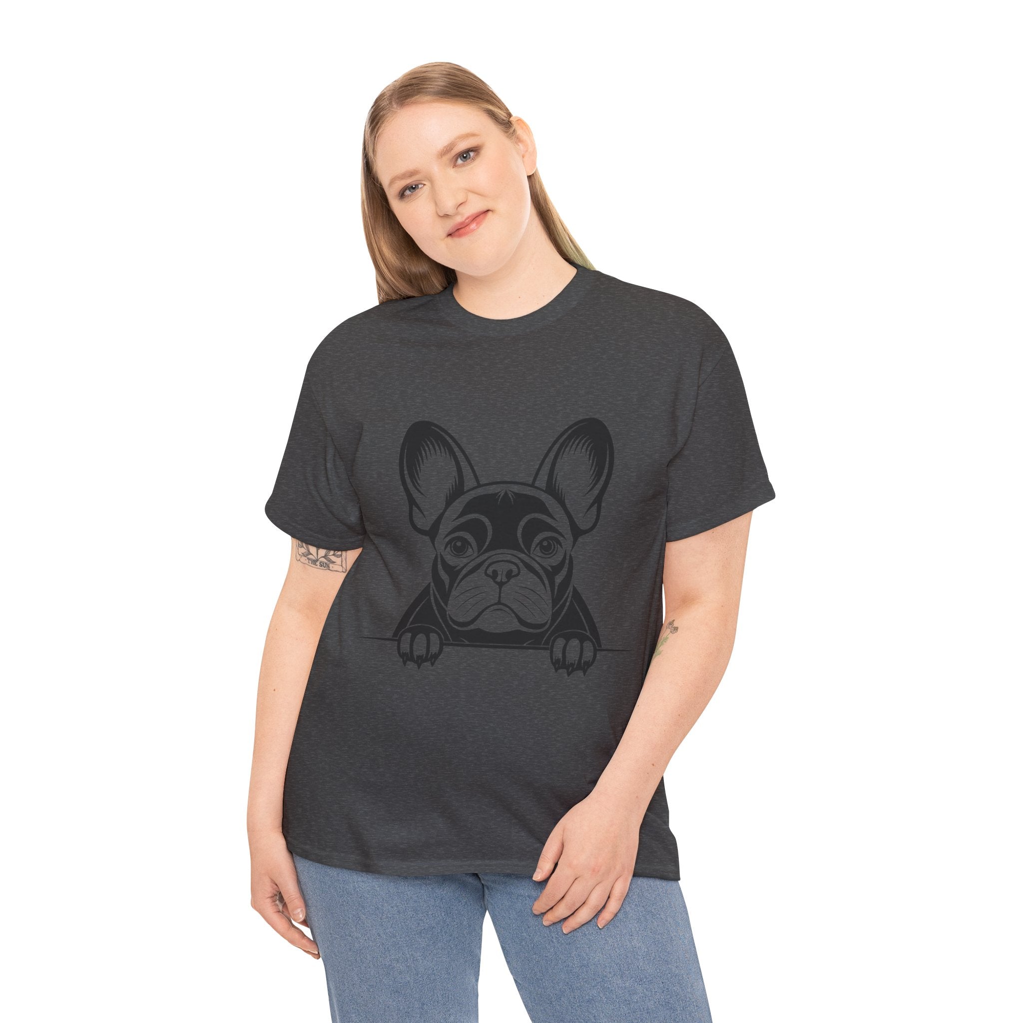 100% cotton French Bulldog Unisex t-shirt - ZemaStyle