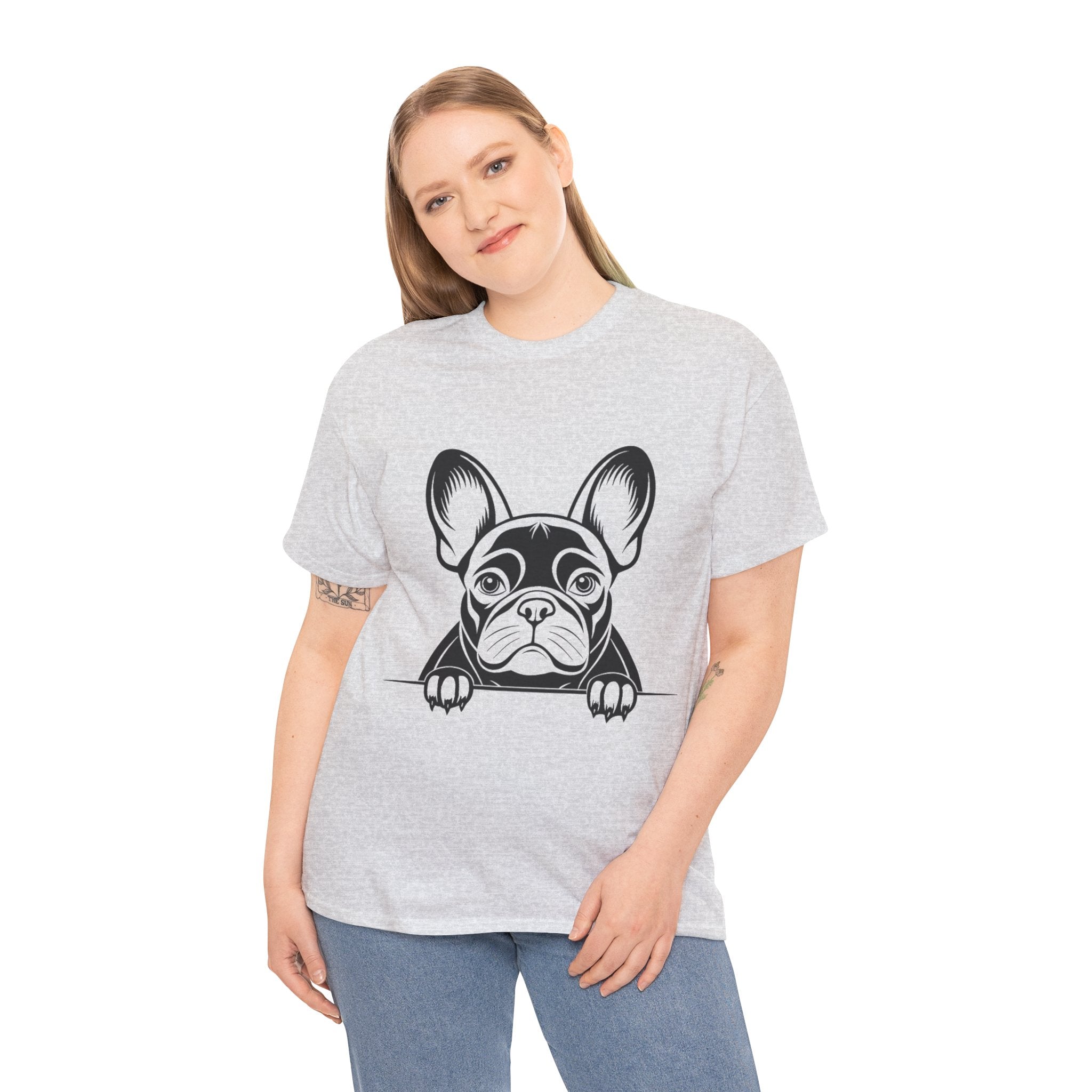 100% cotton French Bulldog Unisex t-shirt - ZemaStyle