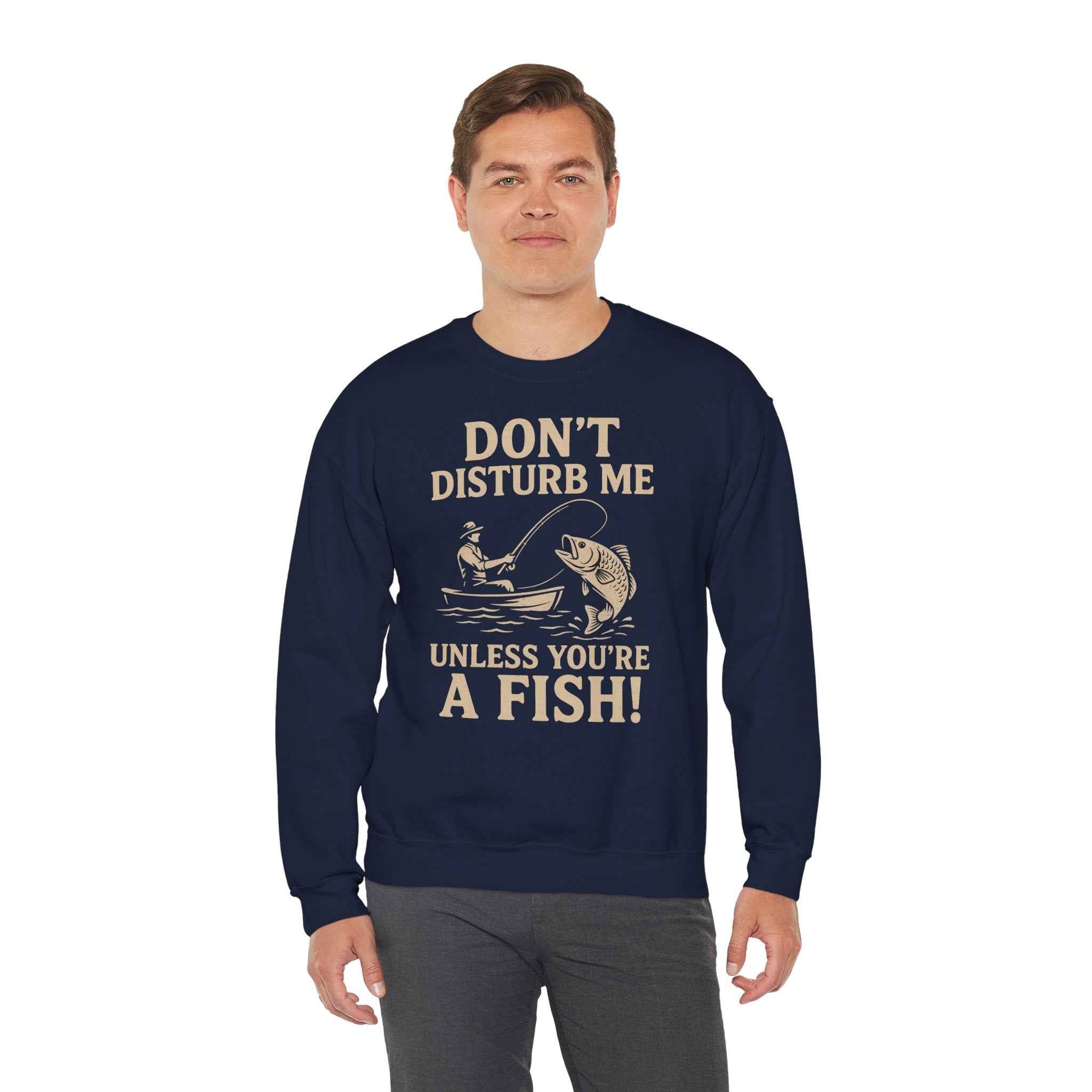 50/50 cotton-polyester Don't Disturb Me Unisex Sweatshirt