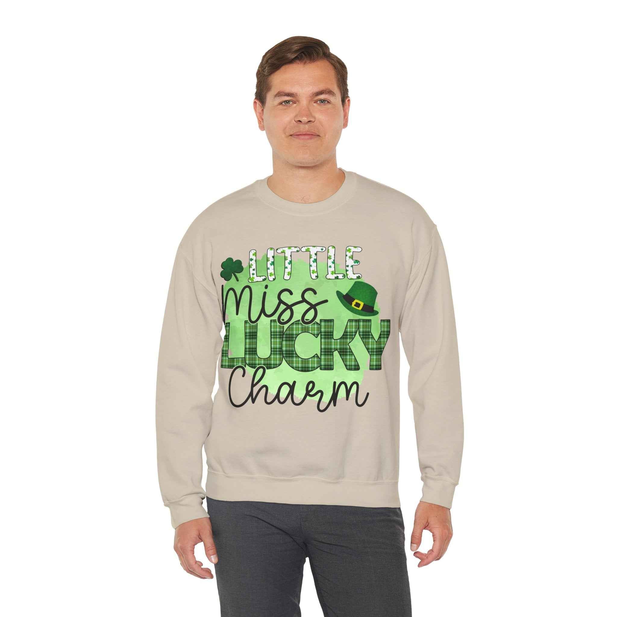 50/50 cotton-polyester Lucky Charm Unisex Sweatshirt