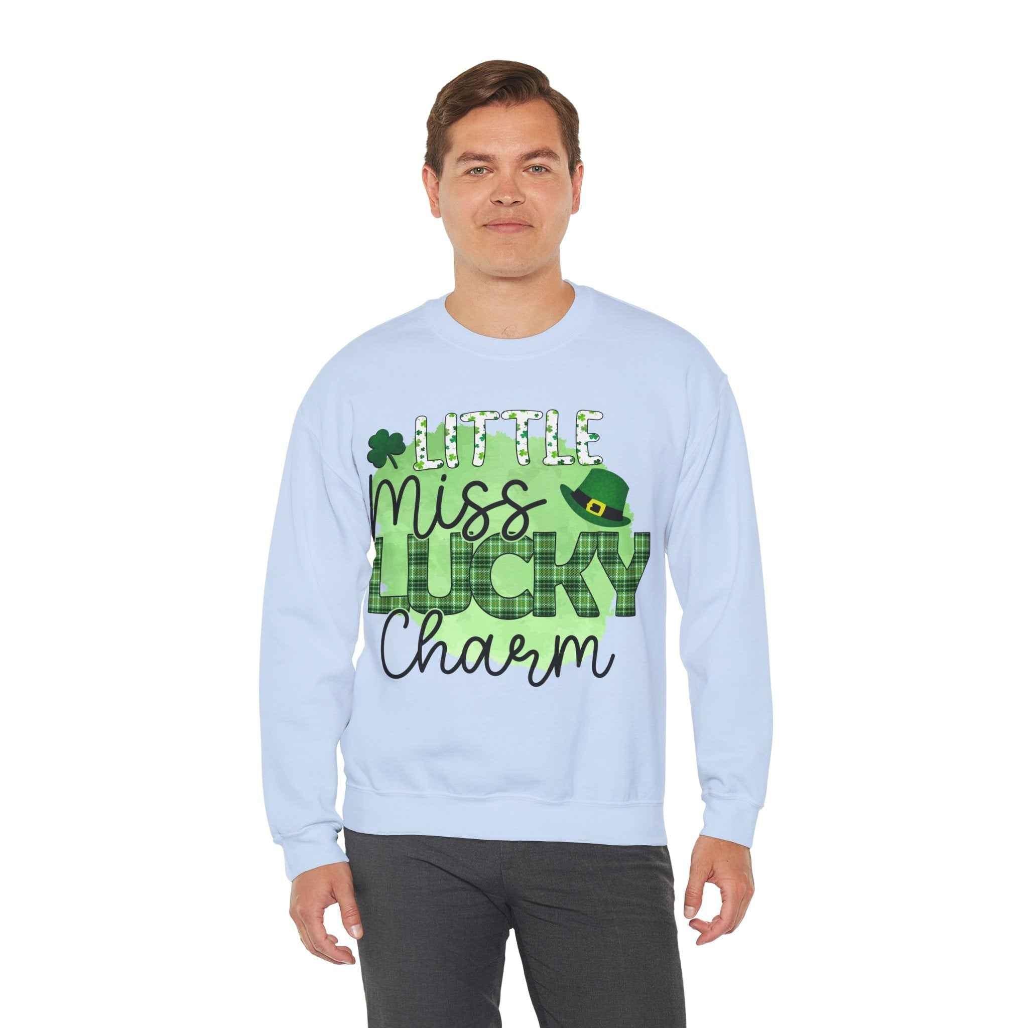 50/50 cotton-polyester Lucky Charm Unisex Sweatshirt