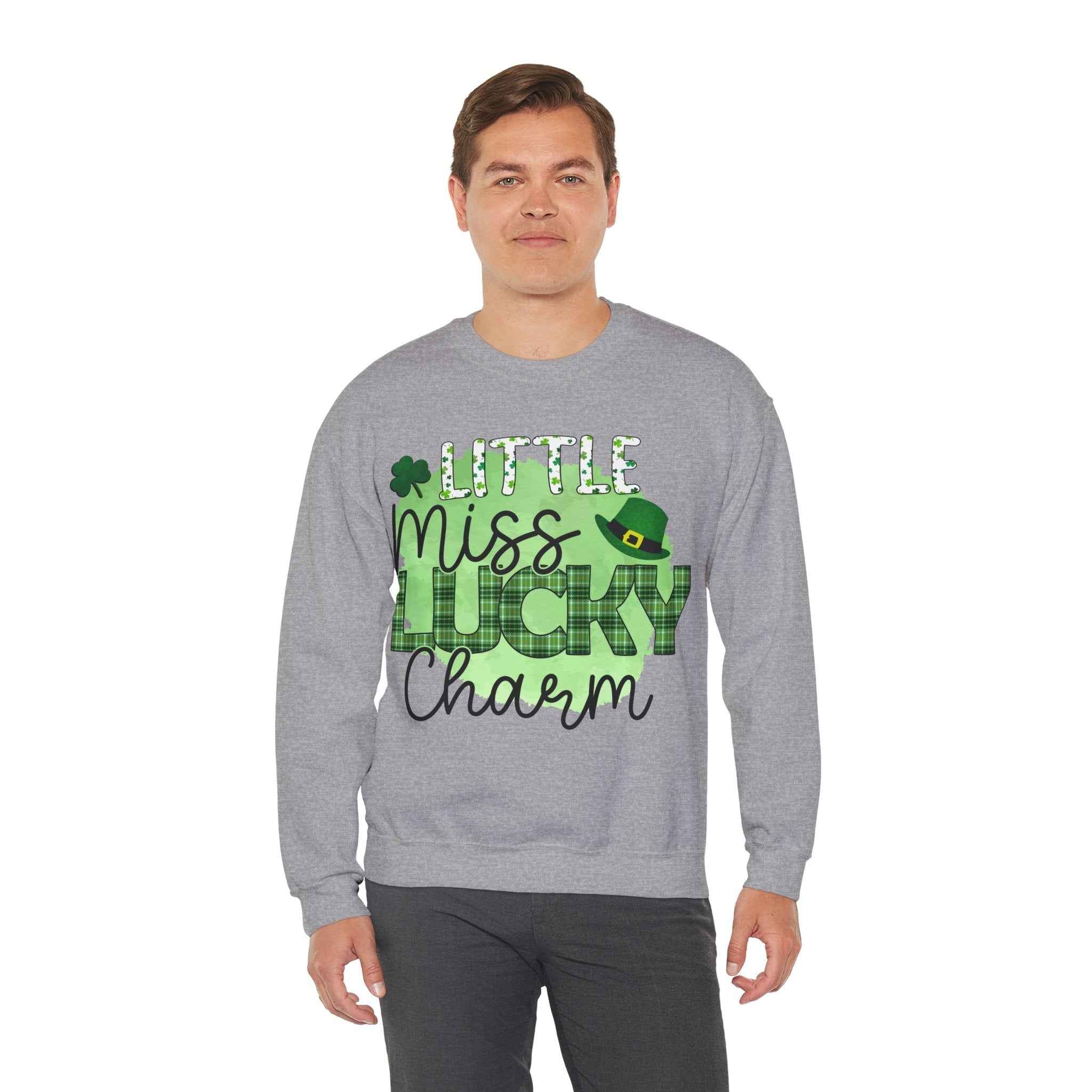 50/50 cotton-polyester Lucky Charm Unisex Sweatshirt