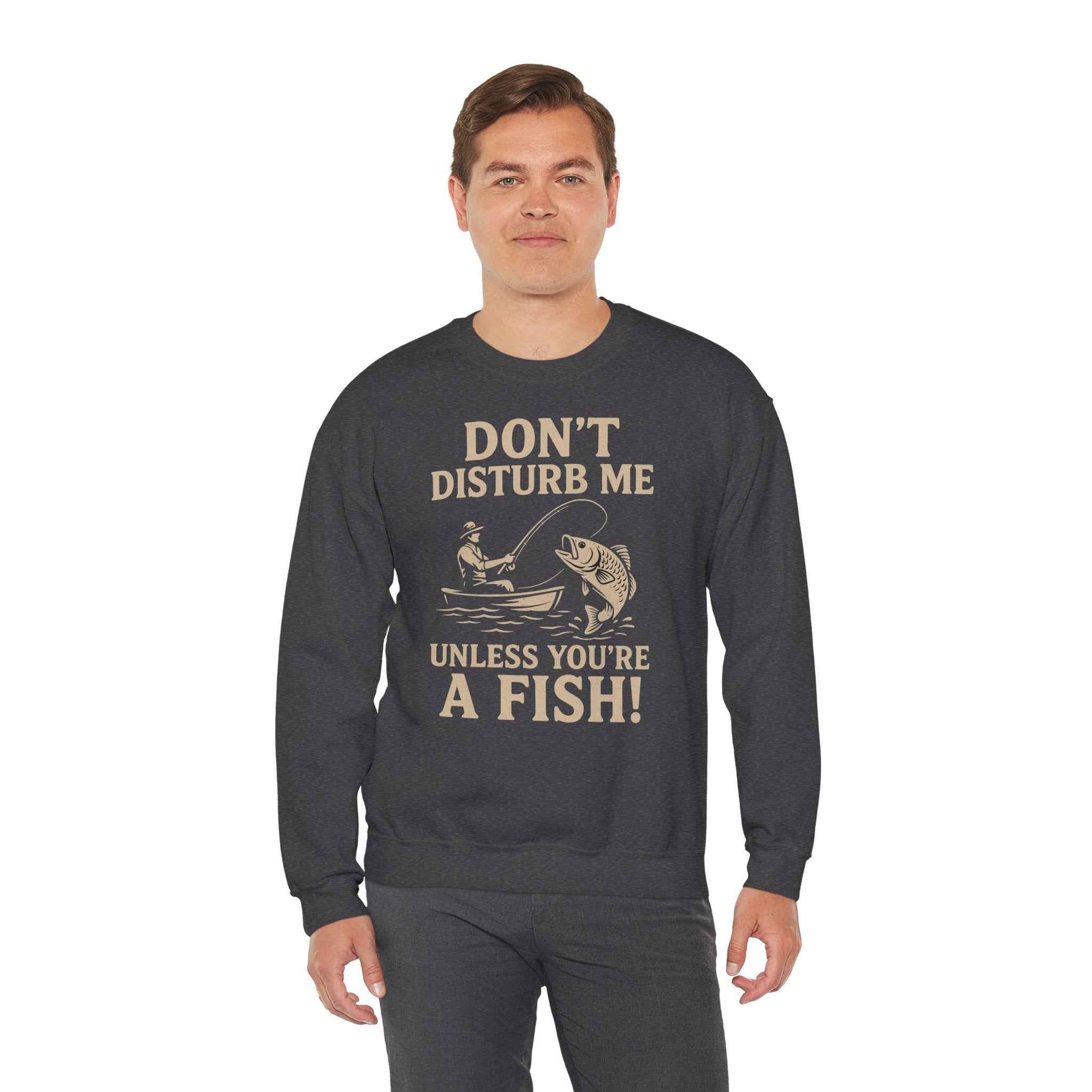 50/50 cotton-polyester Don't Disturb Me Unisex Sweatshirt