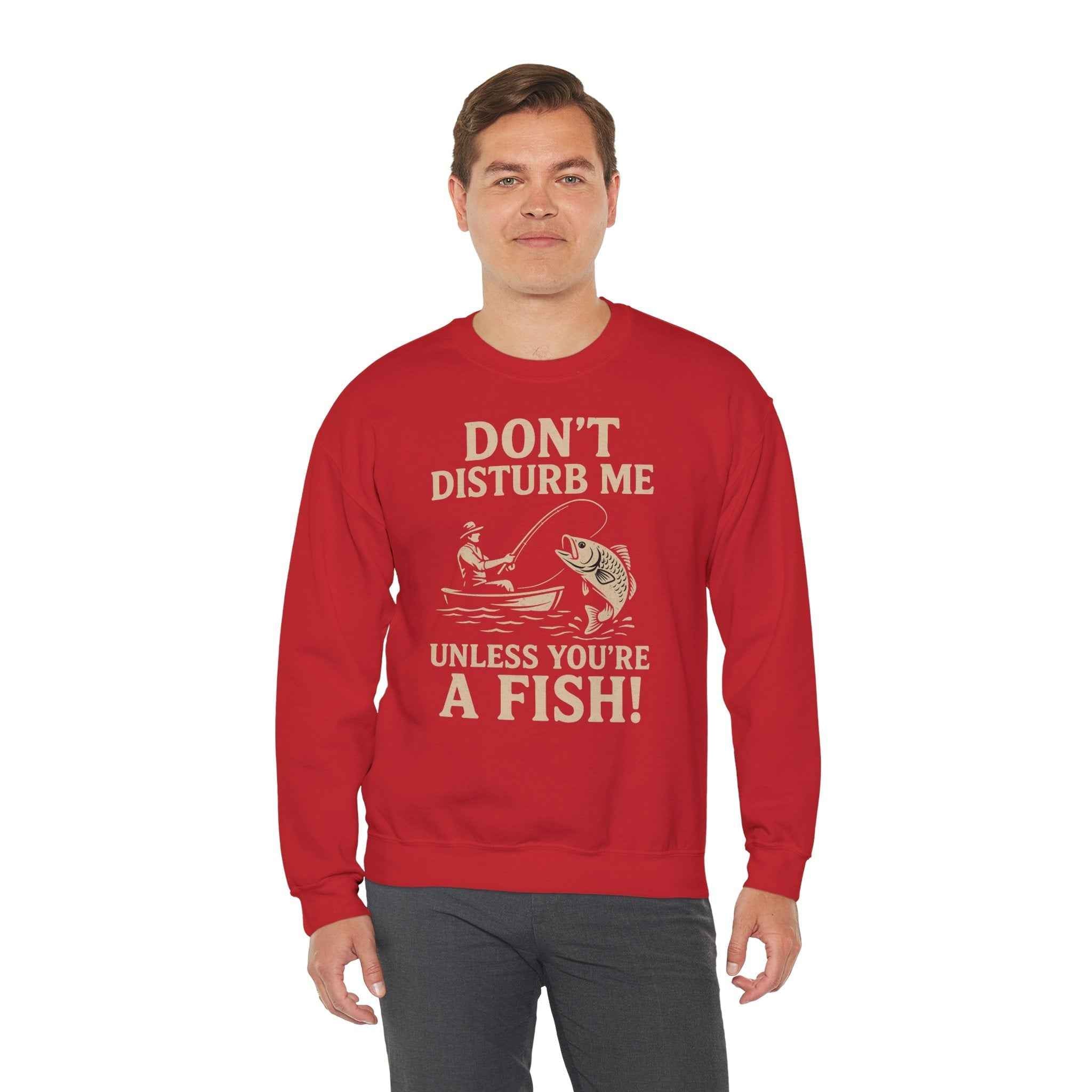 50/50 cotton-polyester Don't Disturb Me Unisex Sweatshirt