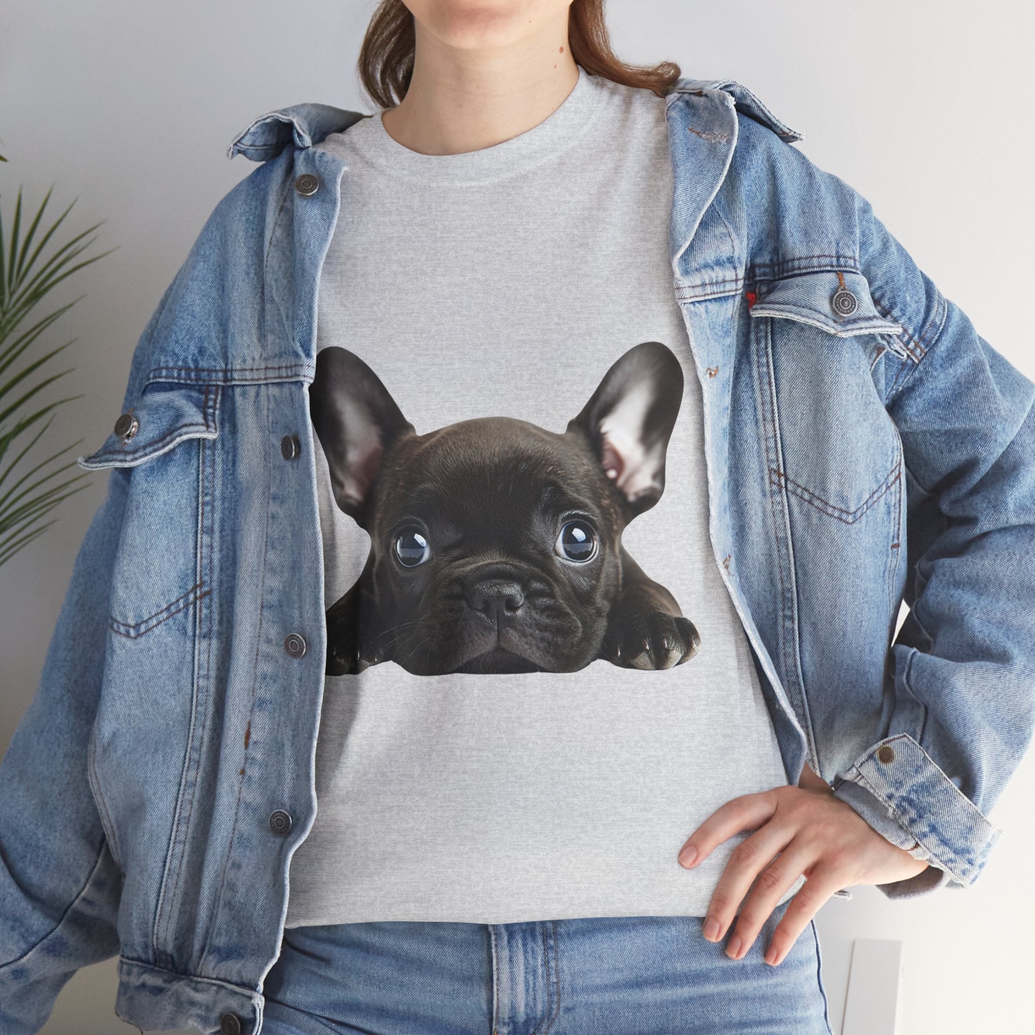 100% cotton French Bulldog 2 Unisex t-shirt - ZemaStyle