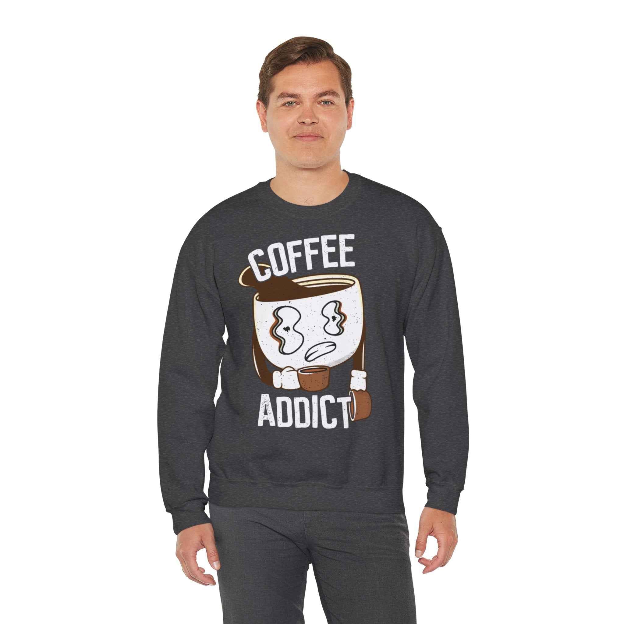 50/50 cotton-polyester Coffee Addict Unisex Sweatshirt