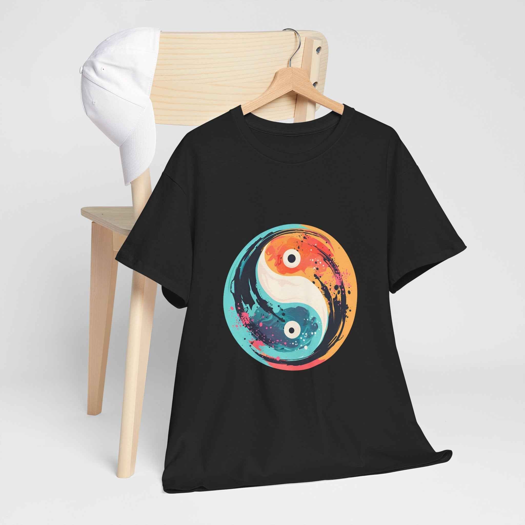 100% cotton Unisex Yin Yang t-shirt