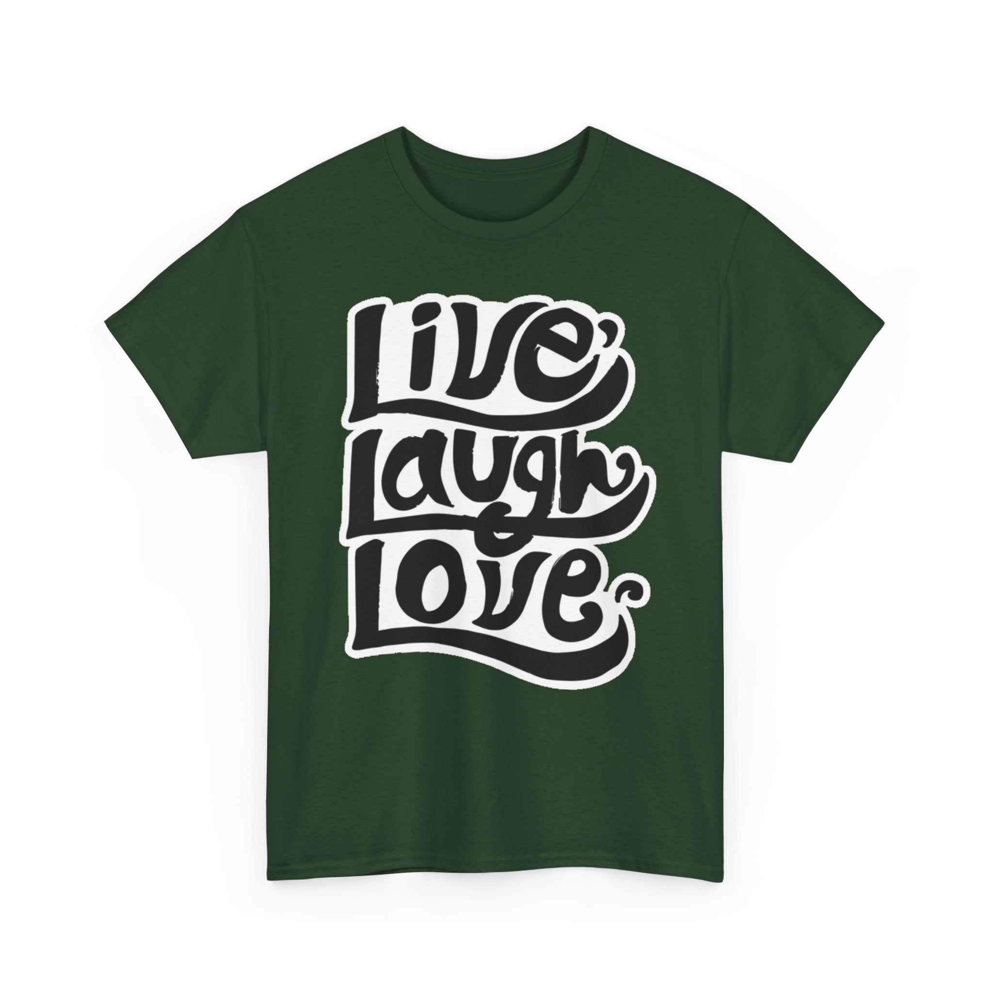 100% Cotton LiveLaughLove t-shirt - ZemaStyle