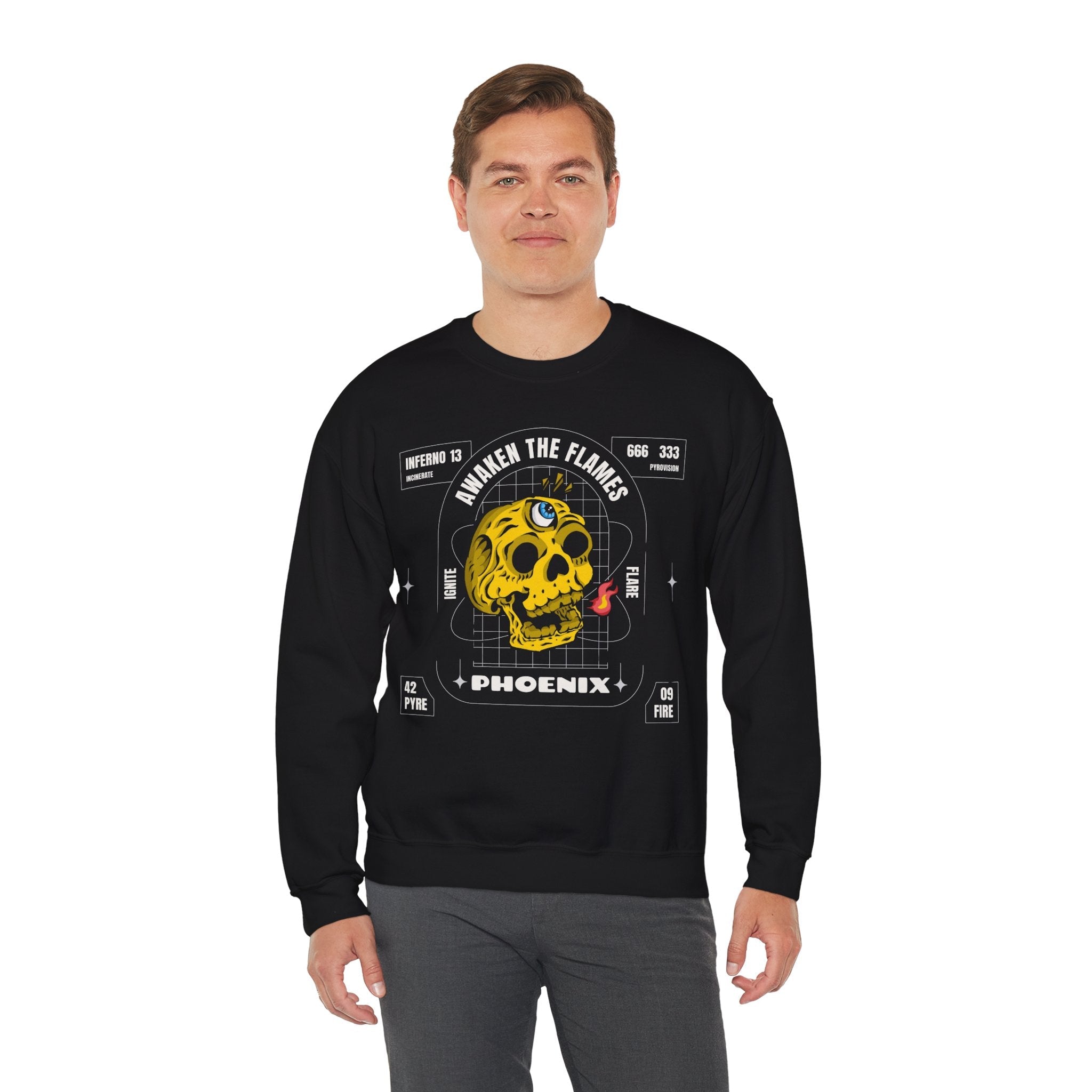 50/50 cotton-polyester Phoenix Unisex Sweatshirt - ZemaStyle