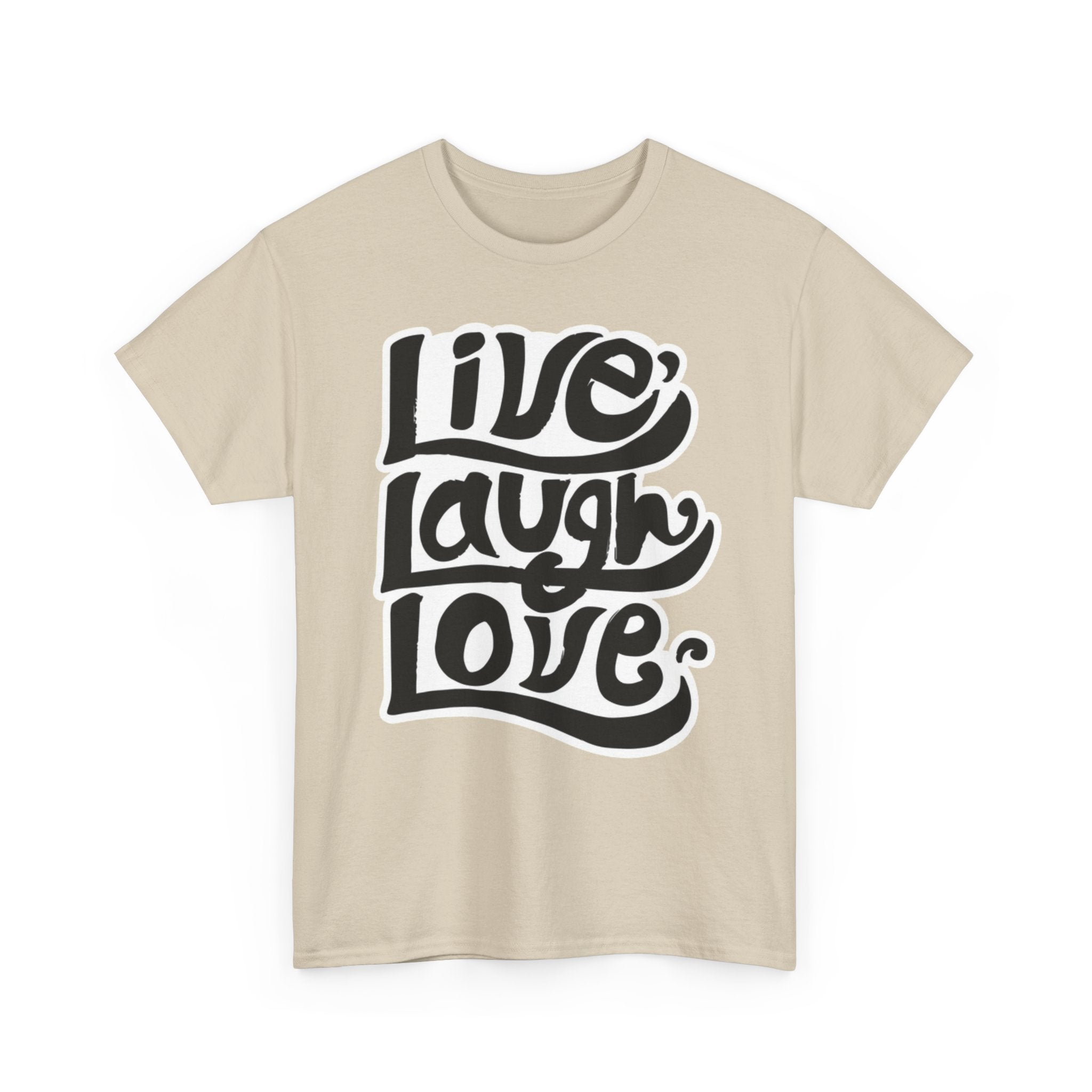 100% Cotton LiveLaughLove t-shirt - ZemaStyle