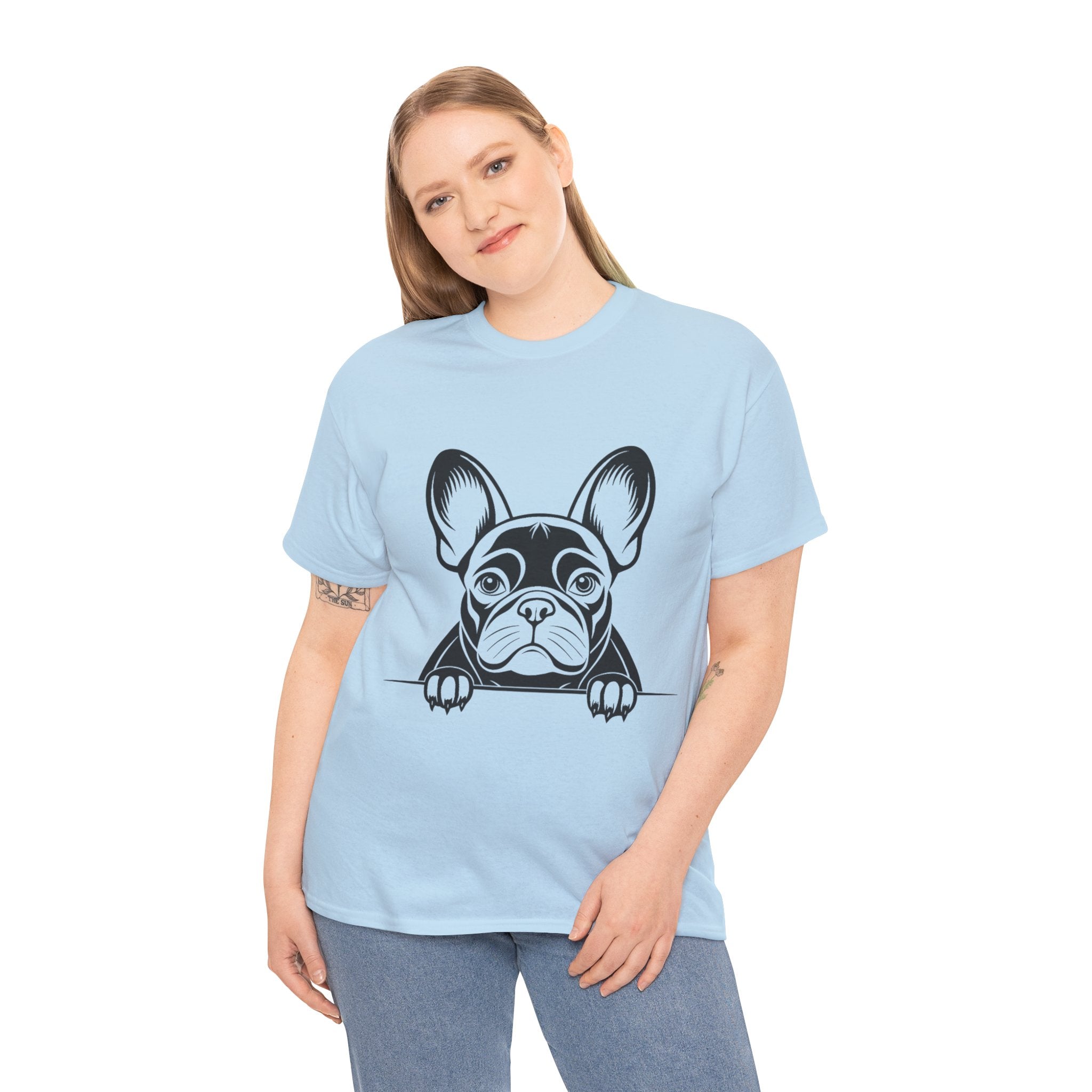100% cotton French Bulldog Unisex t-shirt - ZemaStyle