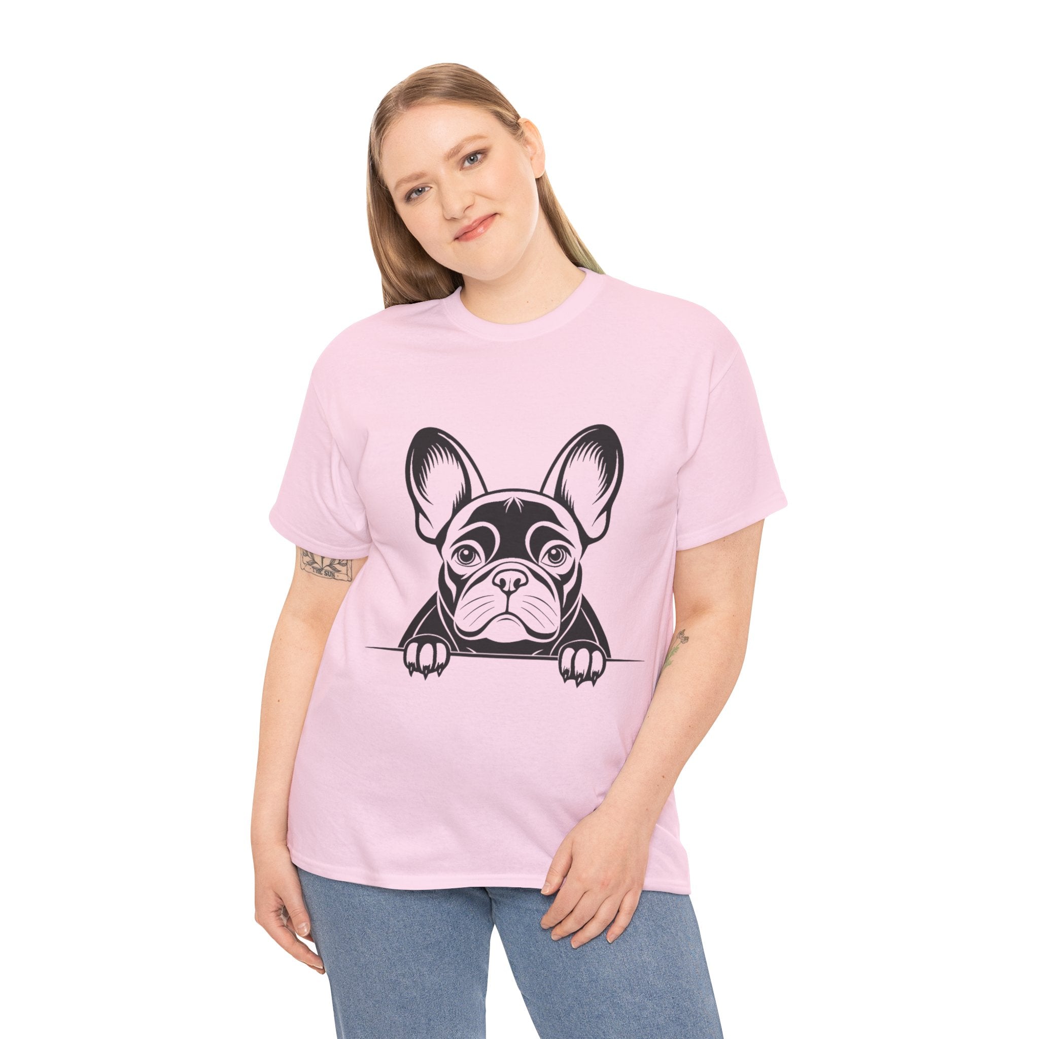 100% cotton French Bulldog Unisex t-shirt - ZemaStyle