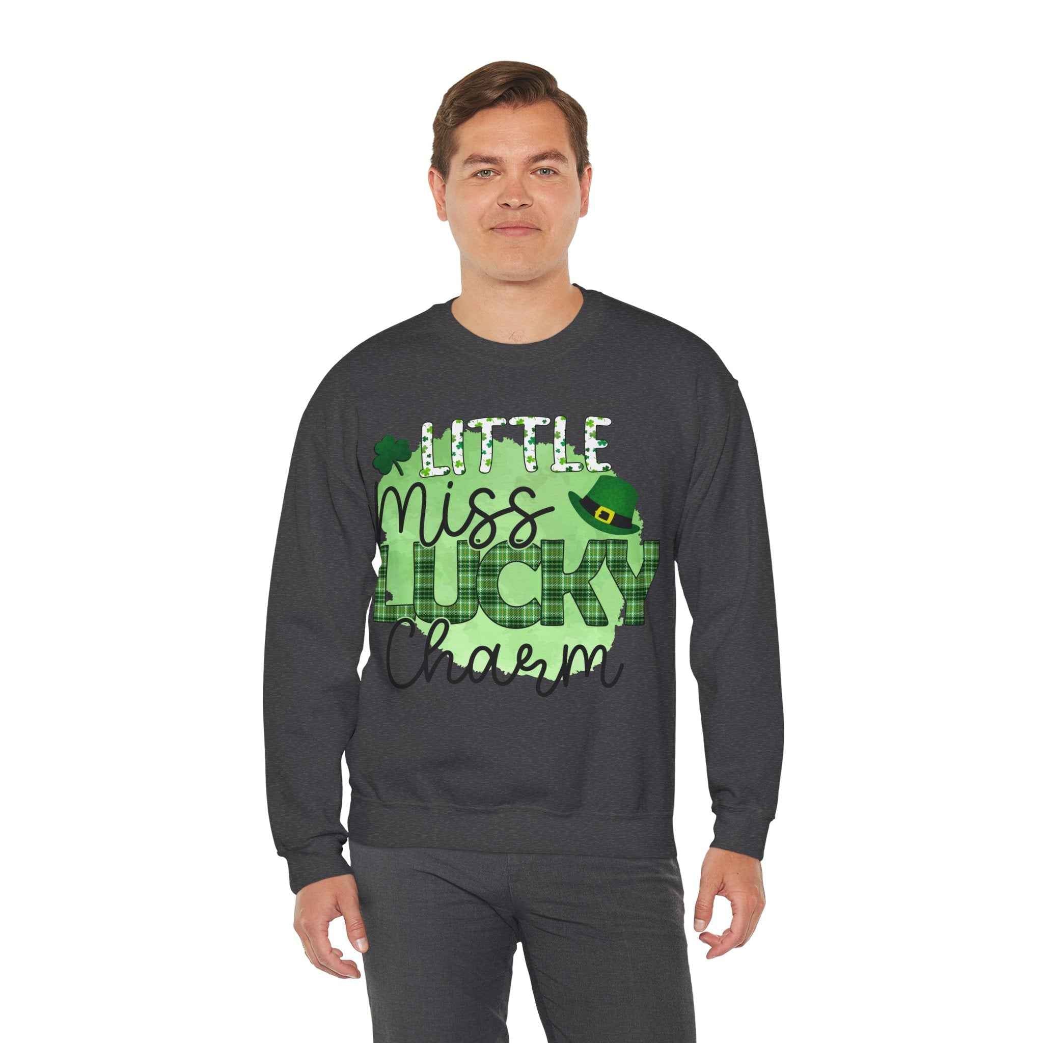 50/50 cotton-polyester Lucky Charm Unisex Sweatshirt