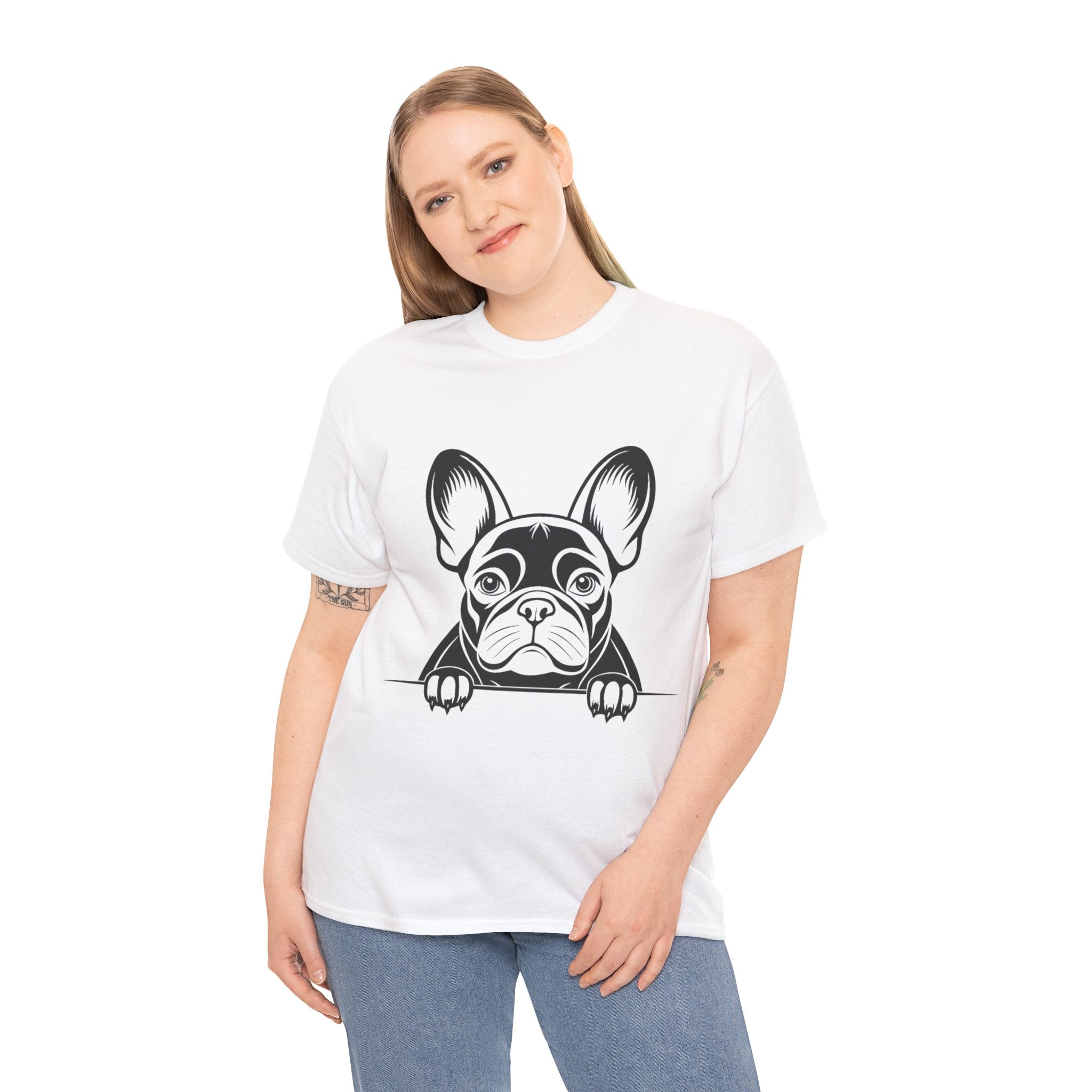 100% cotton French Bulldog Unisex t-shirt - ZemaStyle