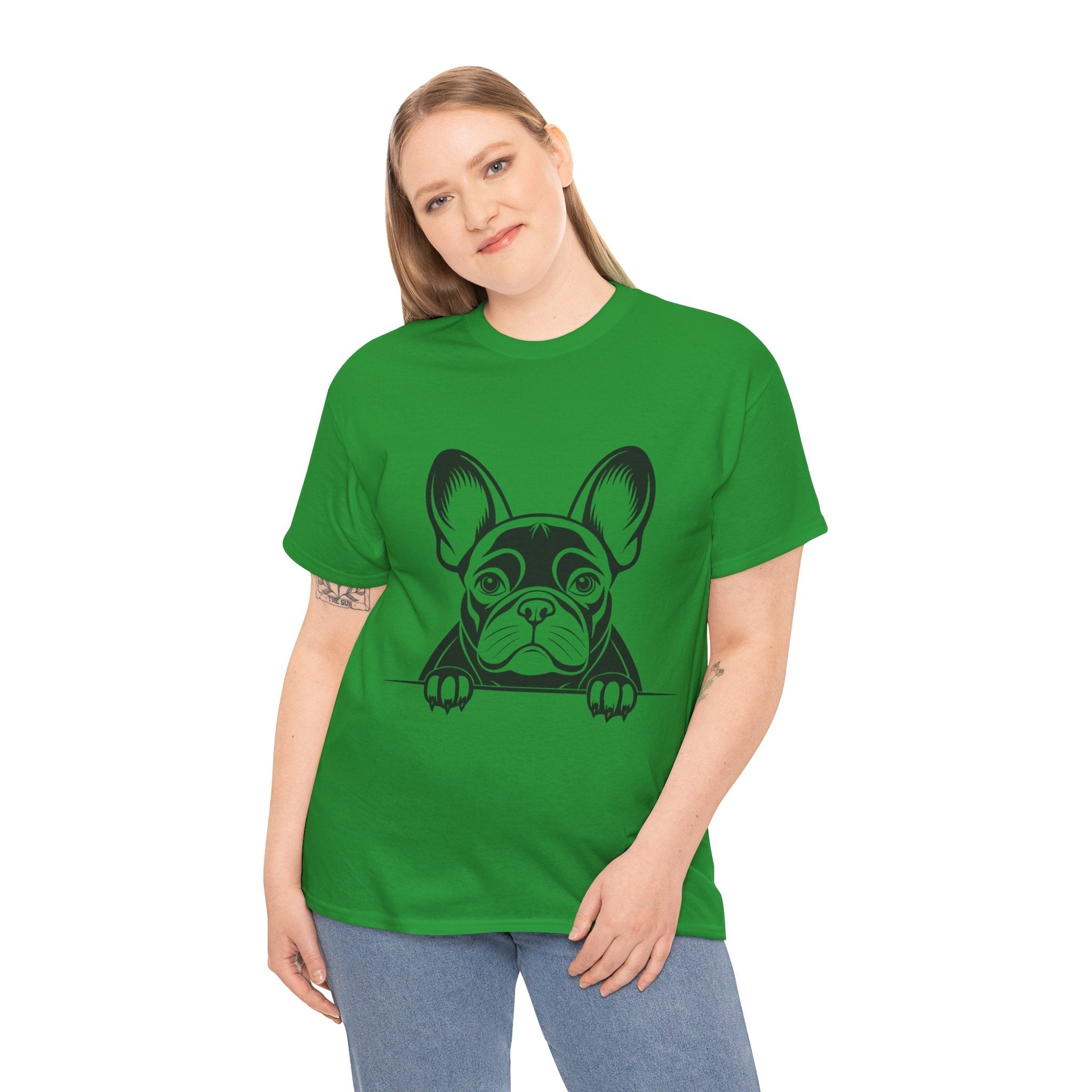 100% cotton French Bulldog Unisex t-shirt - ZemaStyle