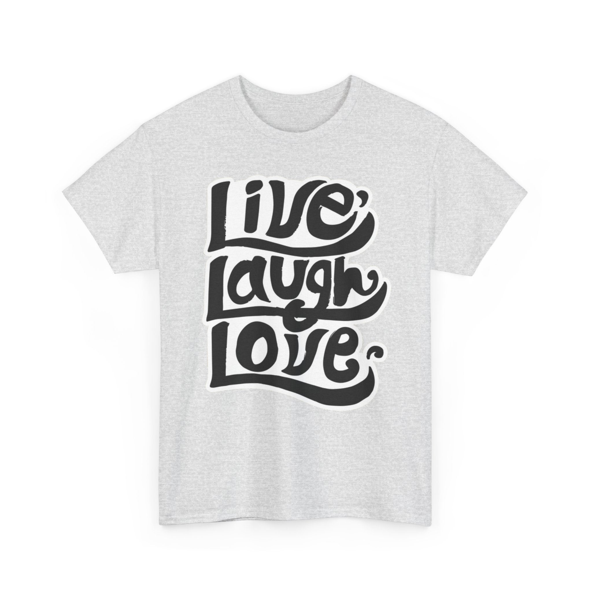 100% Cotton LiveLaughLove t-shirt - ZemaStyle