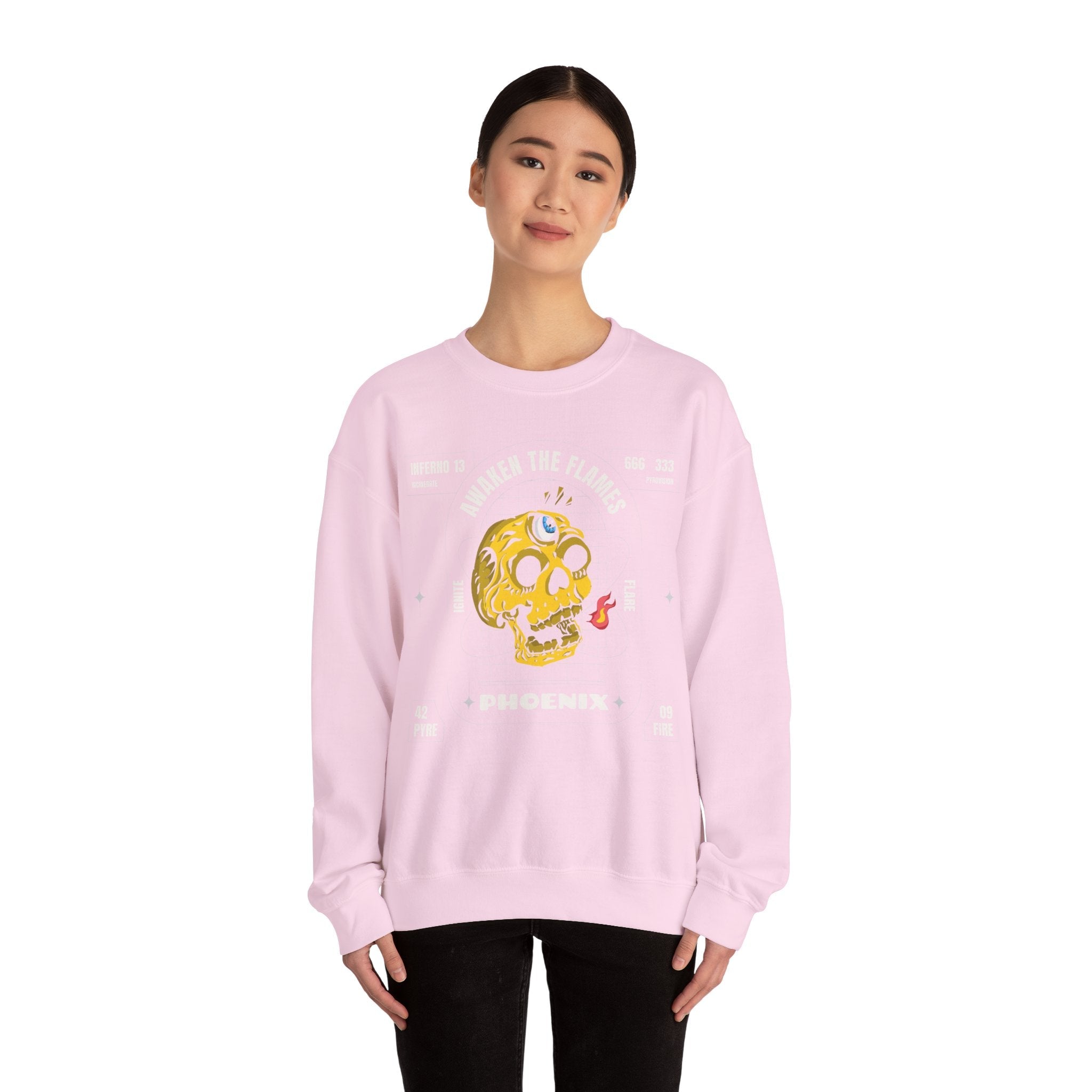 50/50 cotton-polyester Phoenix Unisex Sweatshirt - ZemaStyle