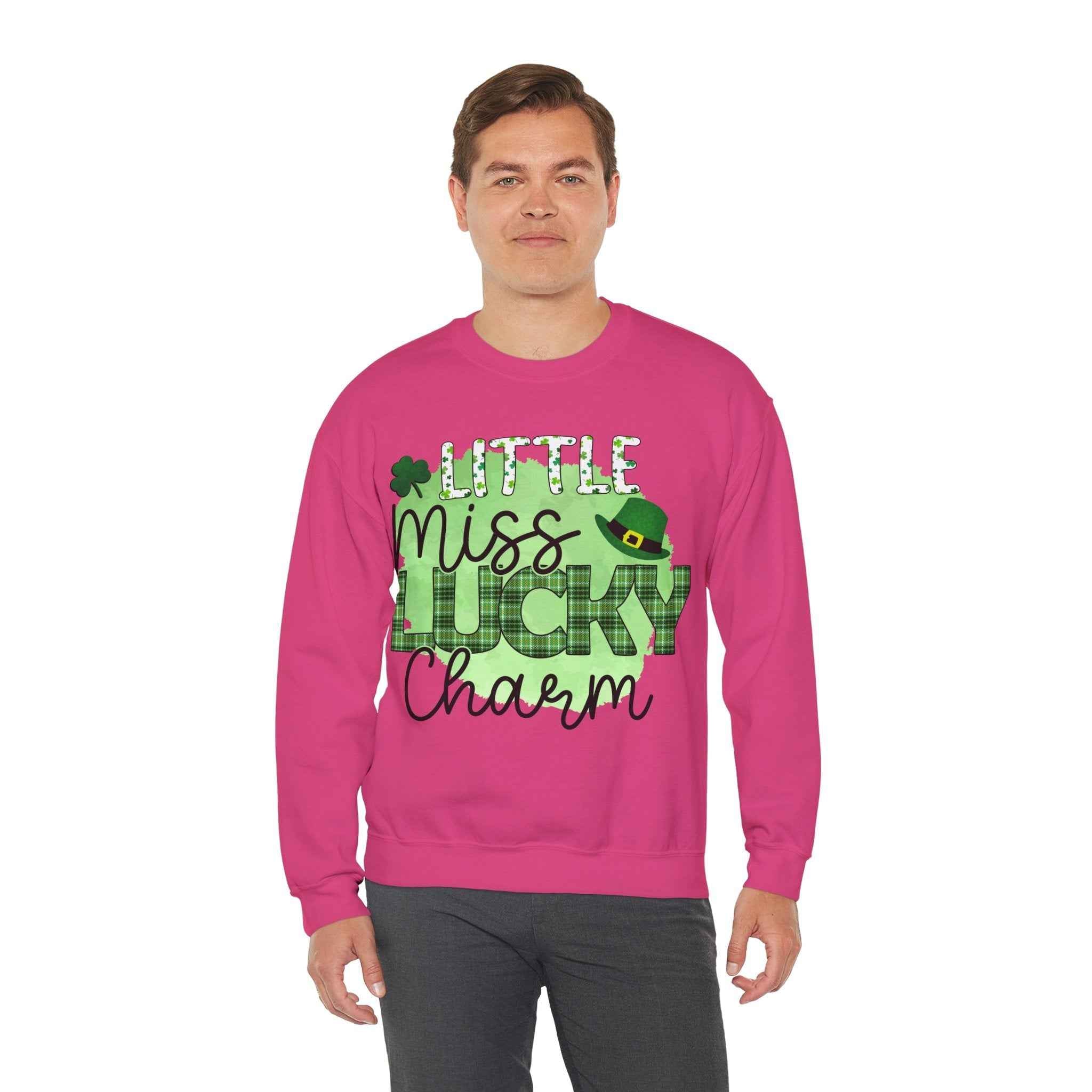 50/50 cotton-polyester Lucky Charm Unisex Sweatshirt