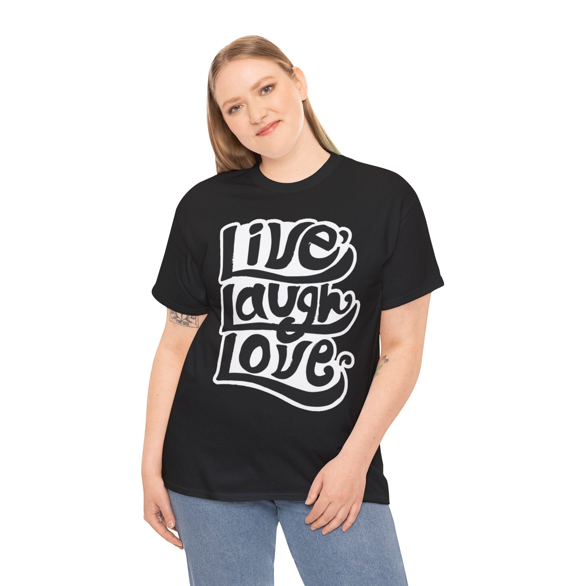 100% Cotton LiveLaughLove t-shirt - ZemaStyle