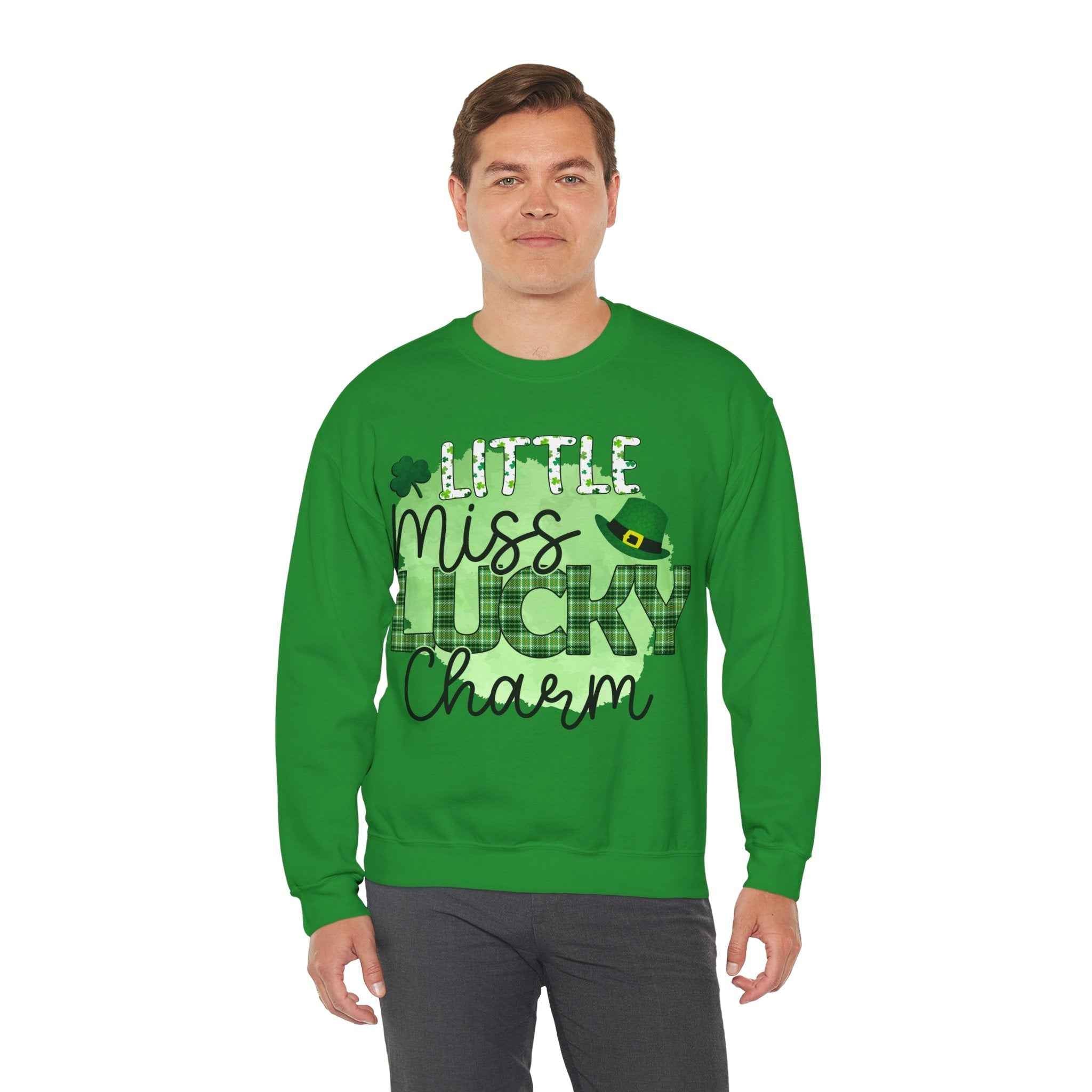 50/50 cotton-polyester Lucky Charm Unisex Sweatshirt