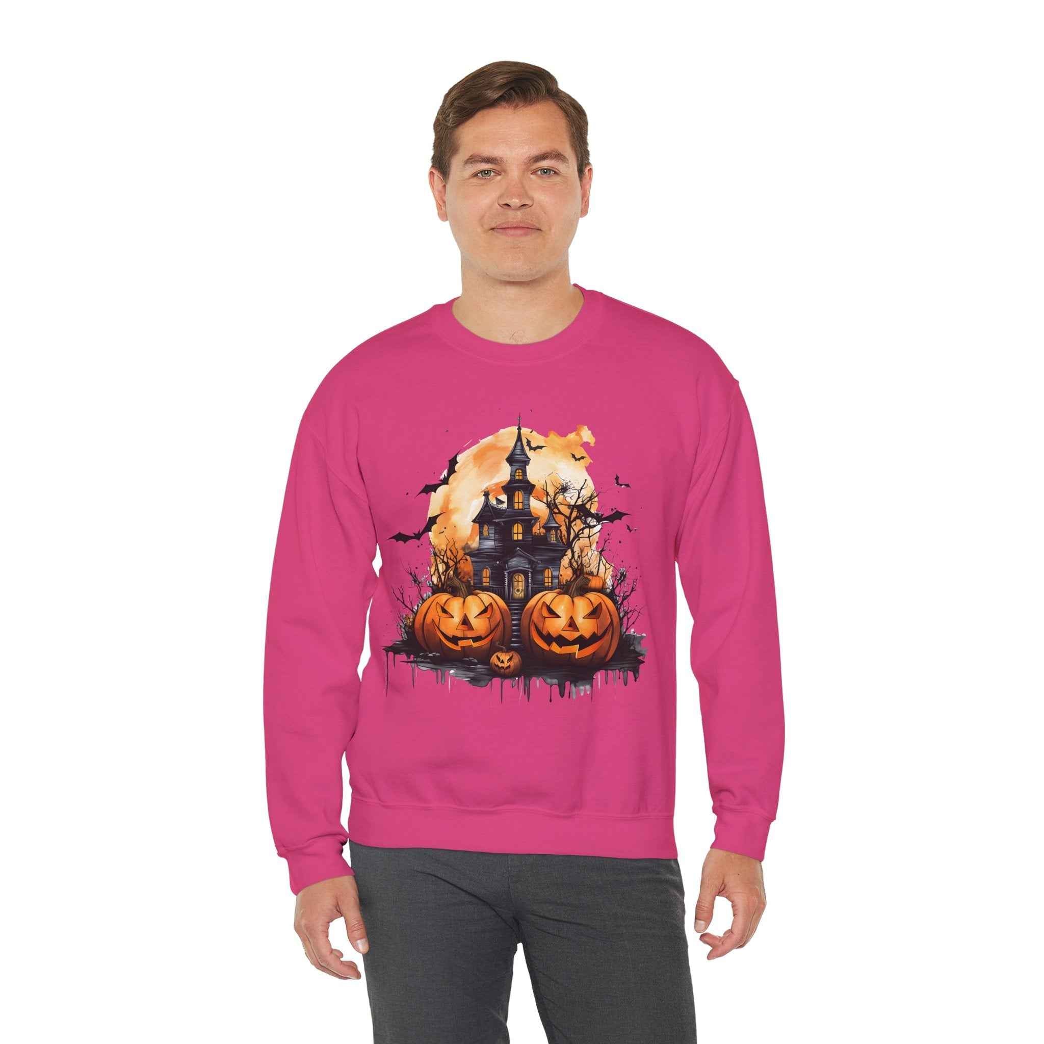50/50 cotton-polyester Halloween Unisex Sweatshirt