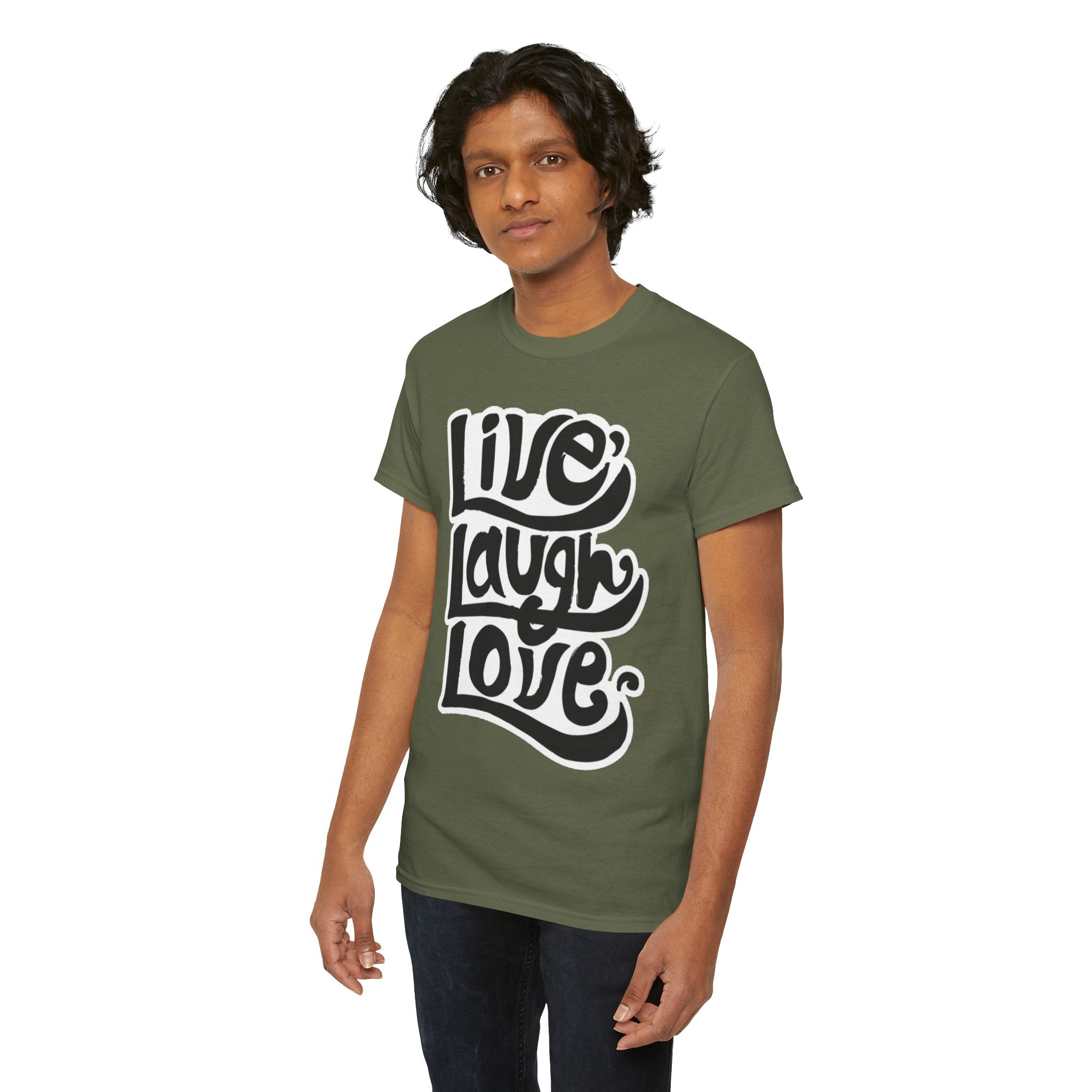 100% Cotton LiveLaughLove t-shirt - ZemaStyle