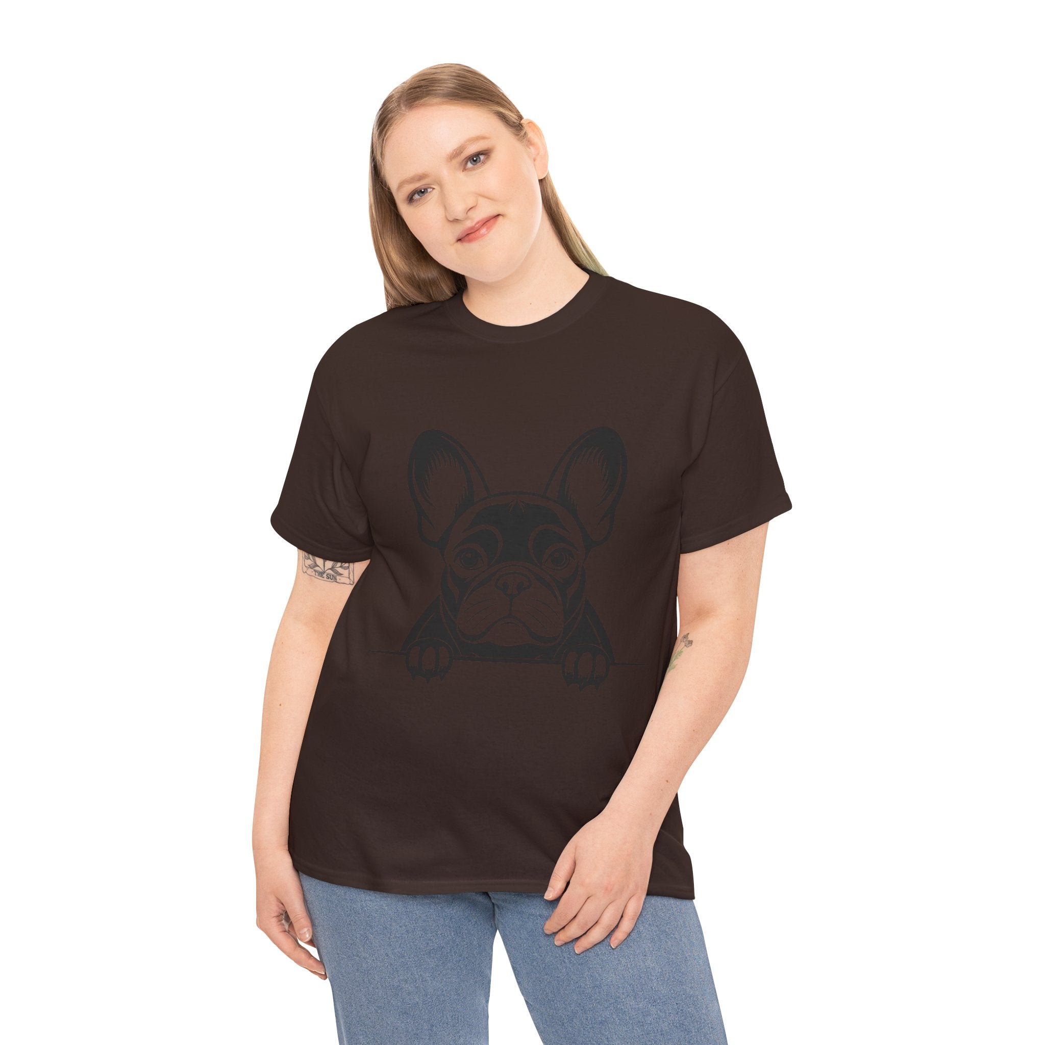 100% cotton French Bulldog Unisex t-shirt - ZemaStyle