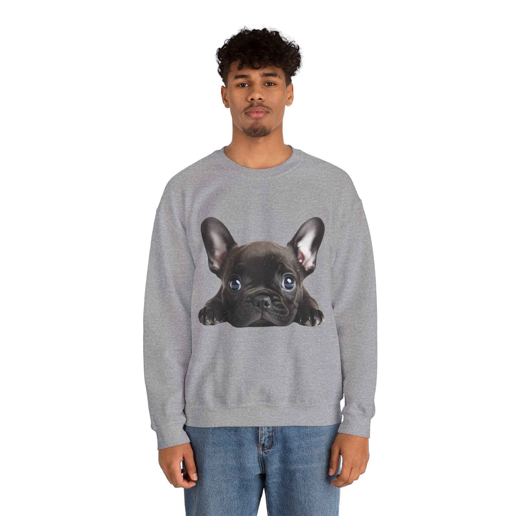 50/50 Cotton-Polyester Unisex French Bulldog Sweatshirt