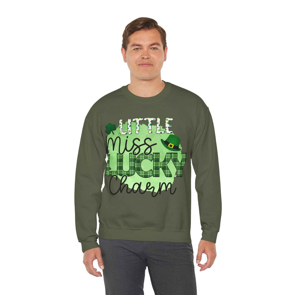 50/50 cotton-polyester Lucky Charm Unisex Sweatshirt