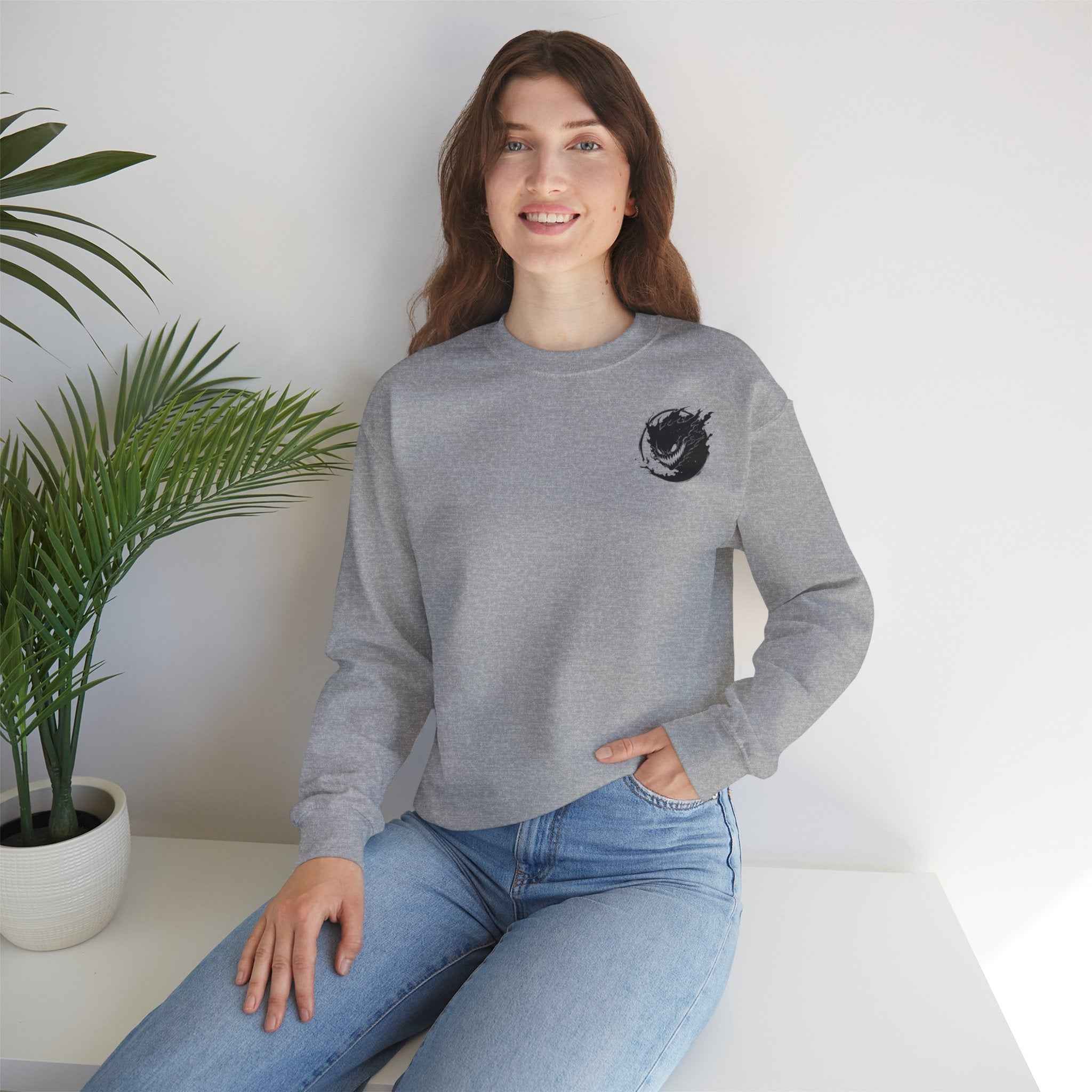50/50 cotton-polyester Monster Unisex Sweatshirt