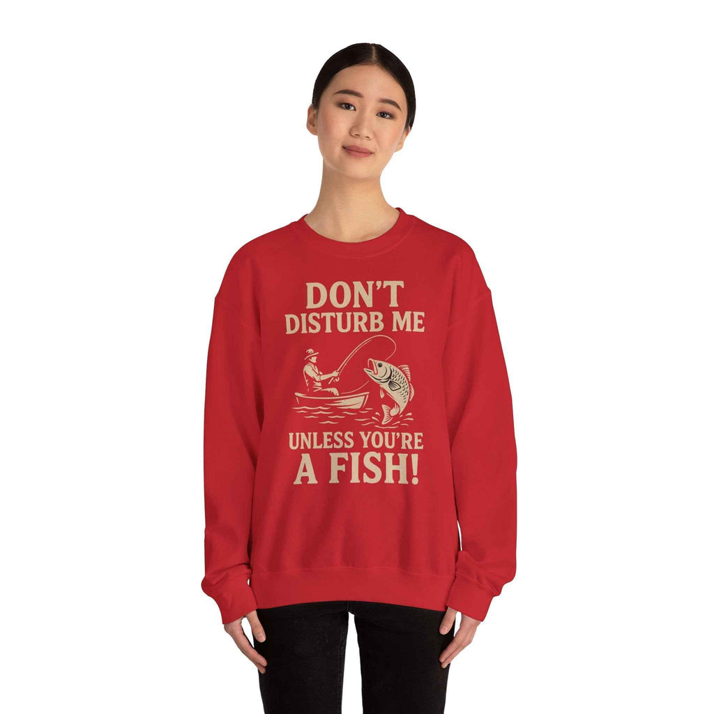 50/50 cotton-polyester Don't Disturb Me Unisex Sweatshirt