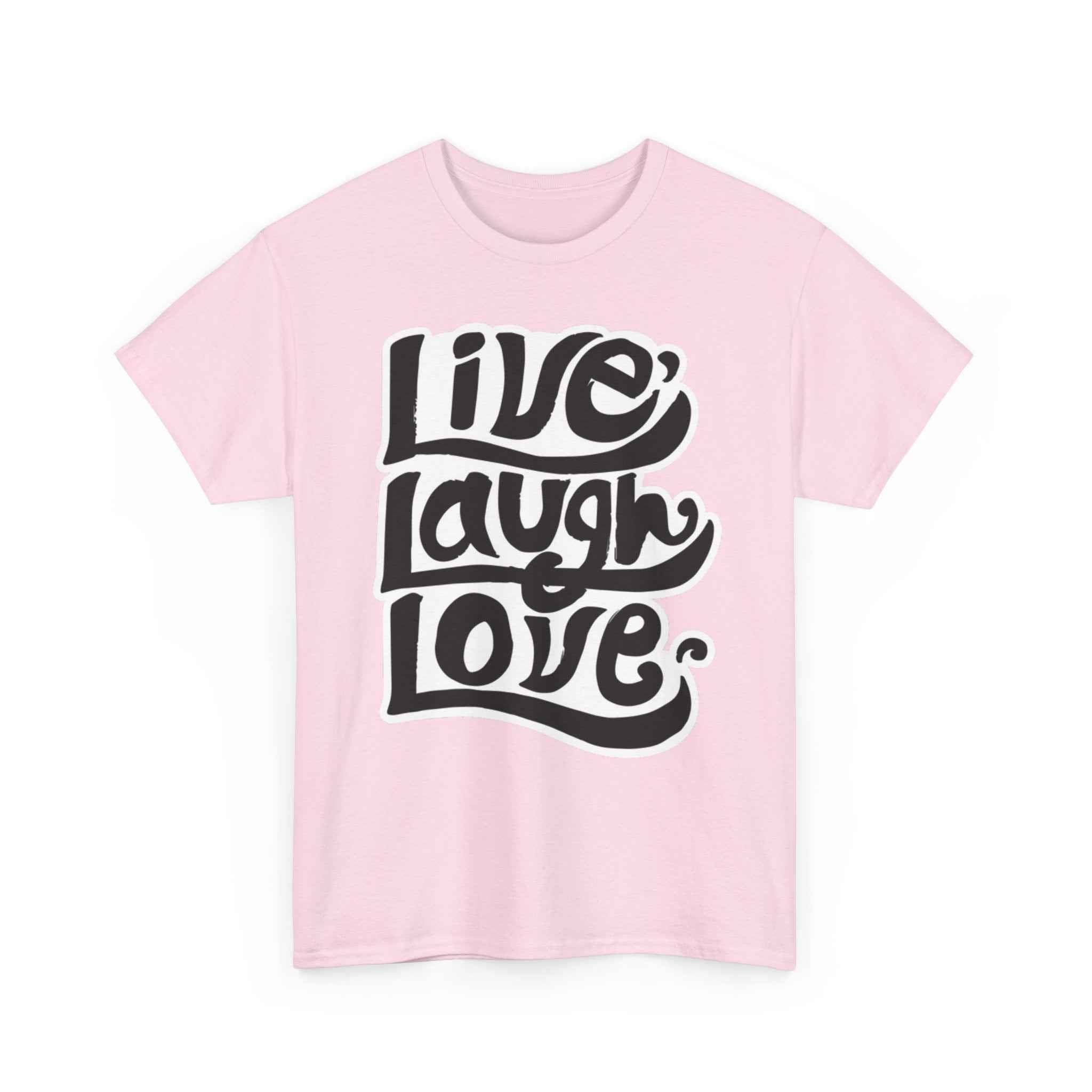 100% Cotton LiveLaughLove t-shirt - ZemaStyle